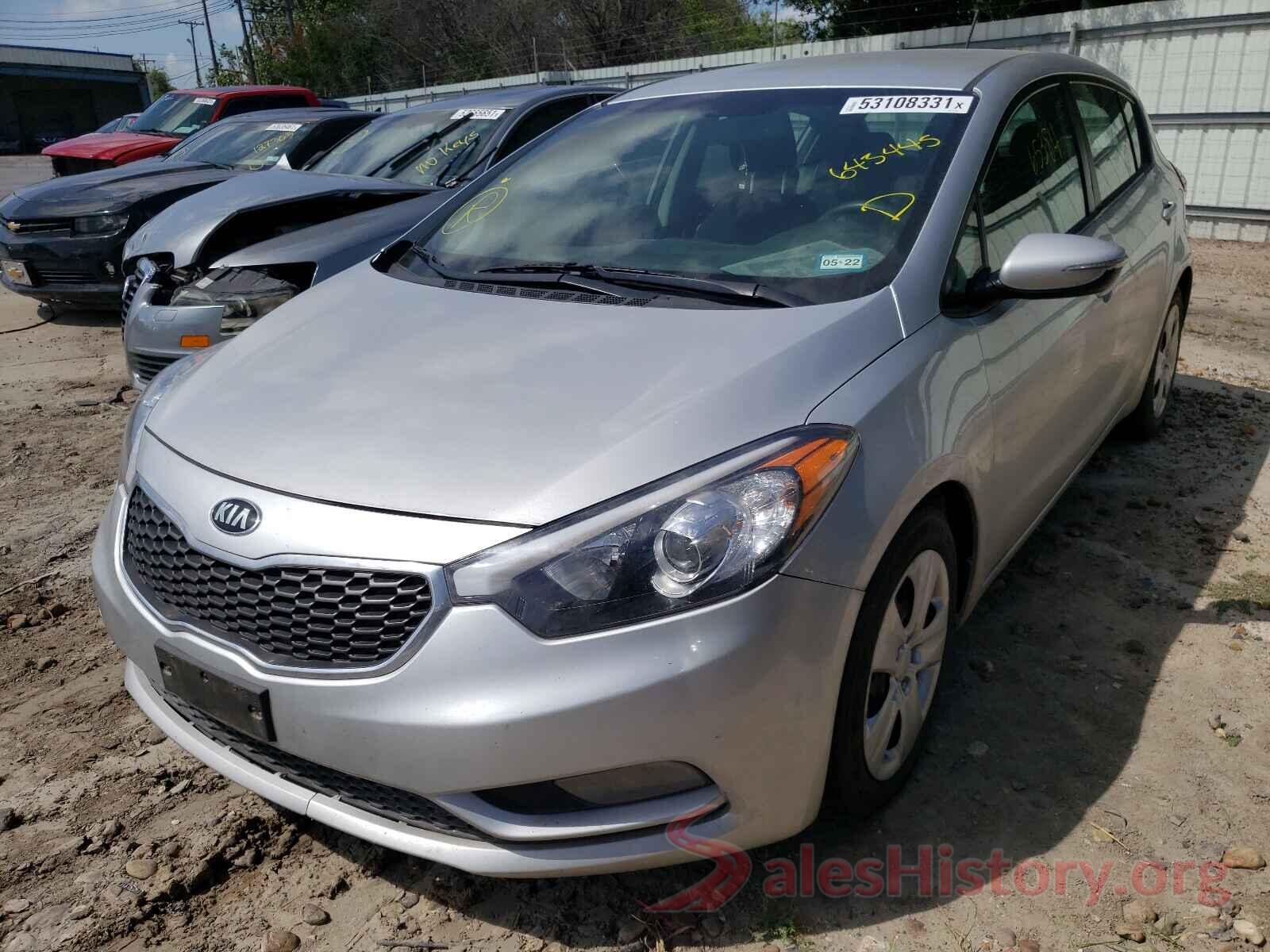 KNAFK5A87G5643445 2016 KIA FORTE