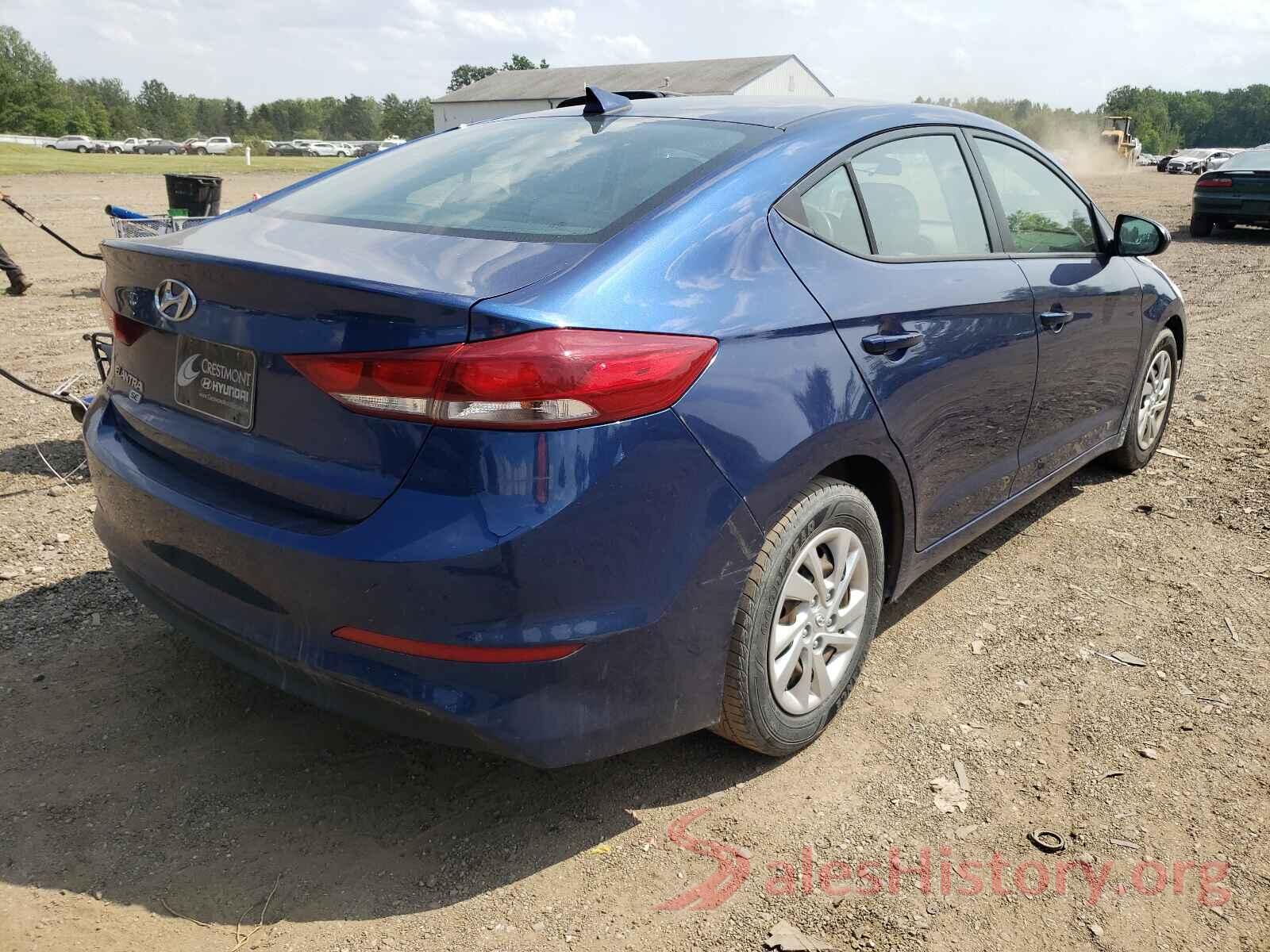 5NPD74LF7HH143174 2017 HYUNDAI ELANTRA