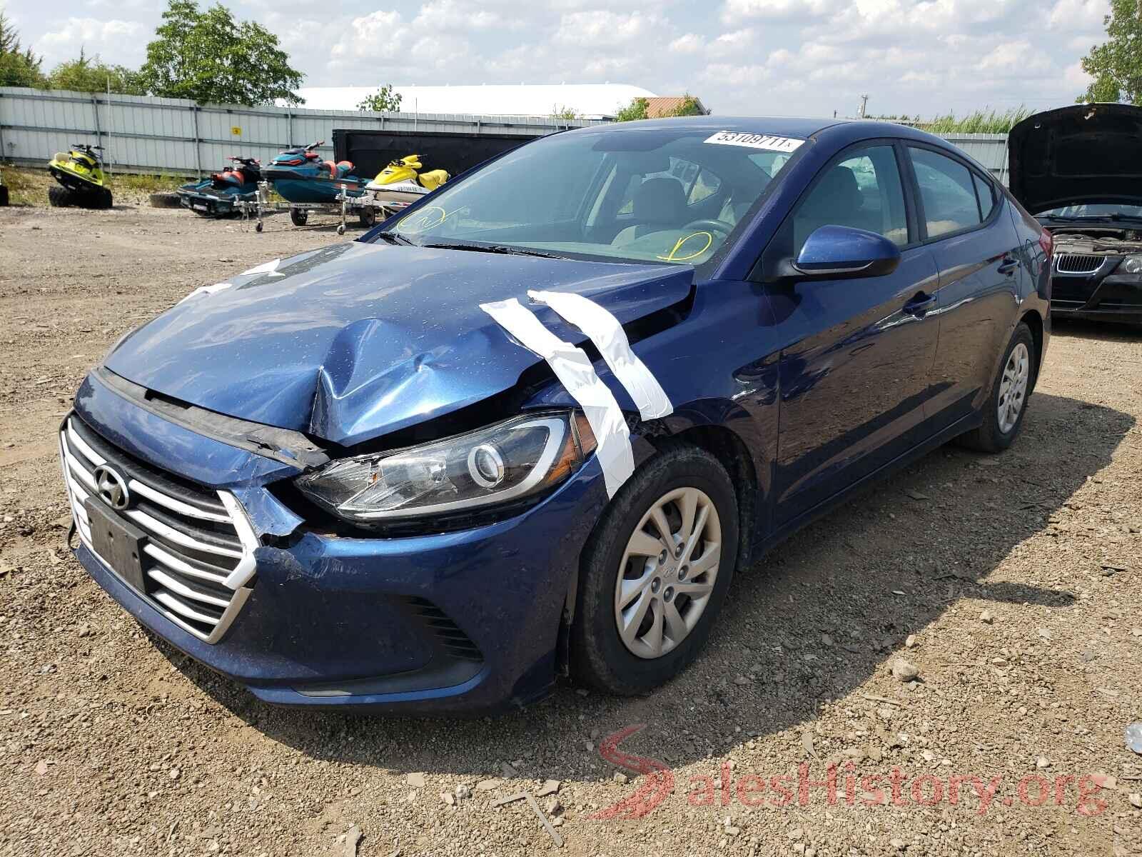 5NPD74LF7HH143174 2017 HYUNDAI ELANTRA