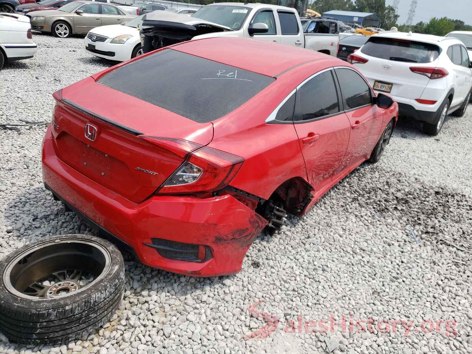 2HGFC2F85KH541376 2019 HONDA CIVIC