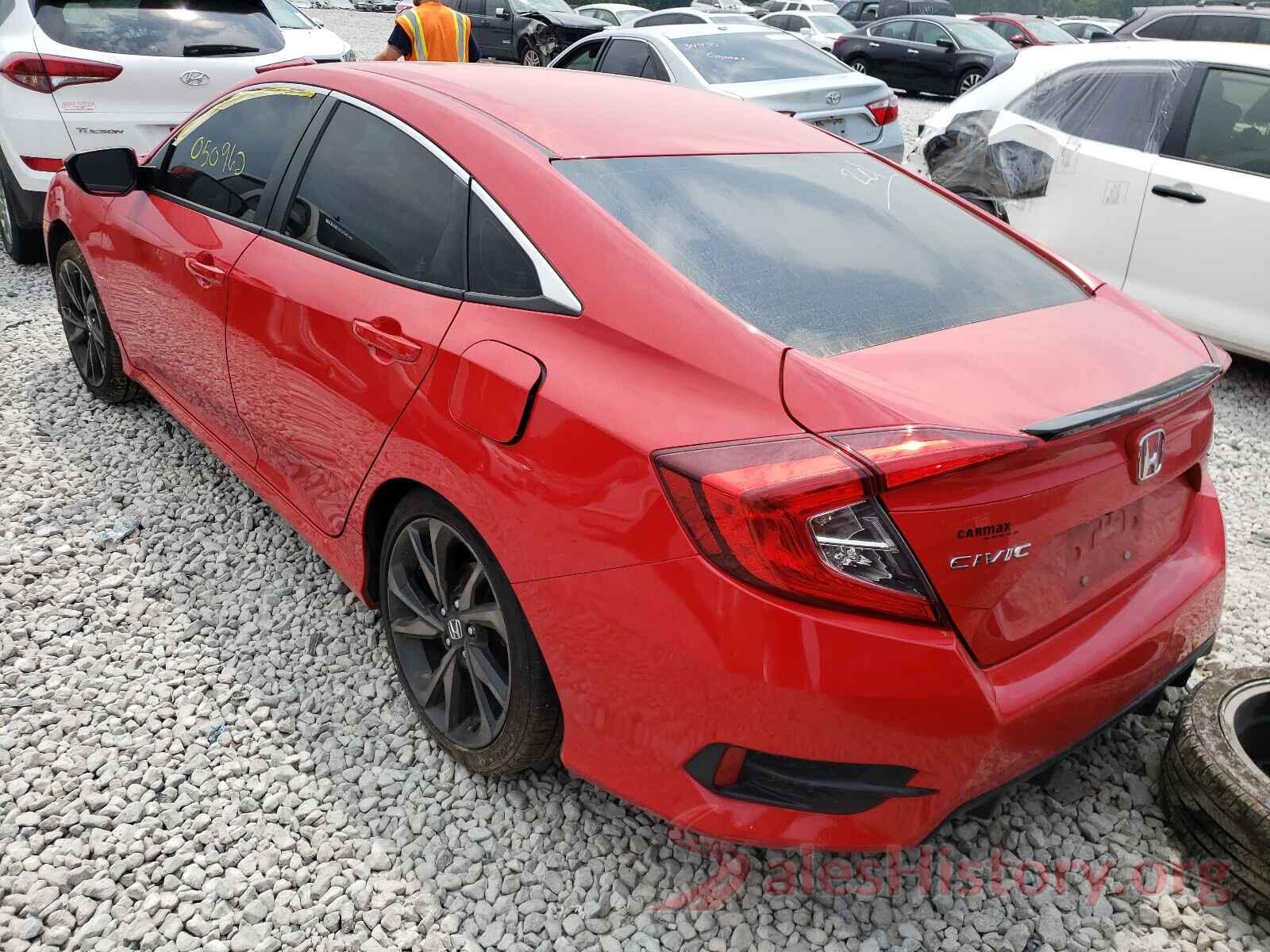 2HGFC2F85KH541376 2019 HONDA CIVIC