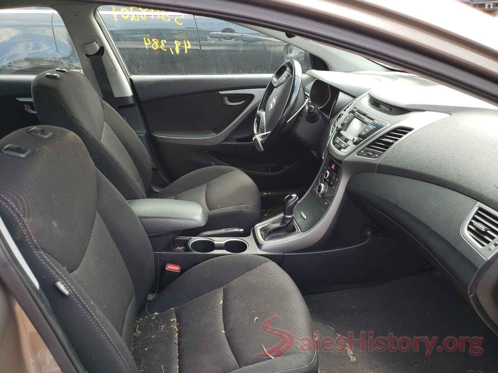 5NPDH4AE9GH725248 2016 HYUNDAI ELANTRA