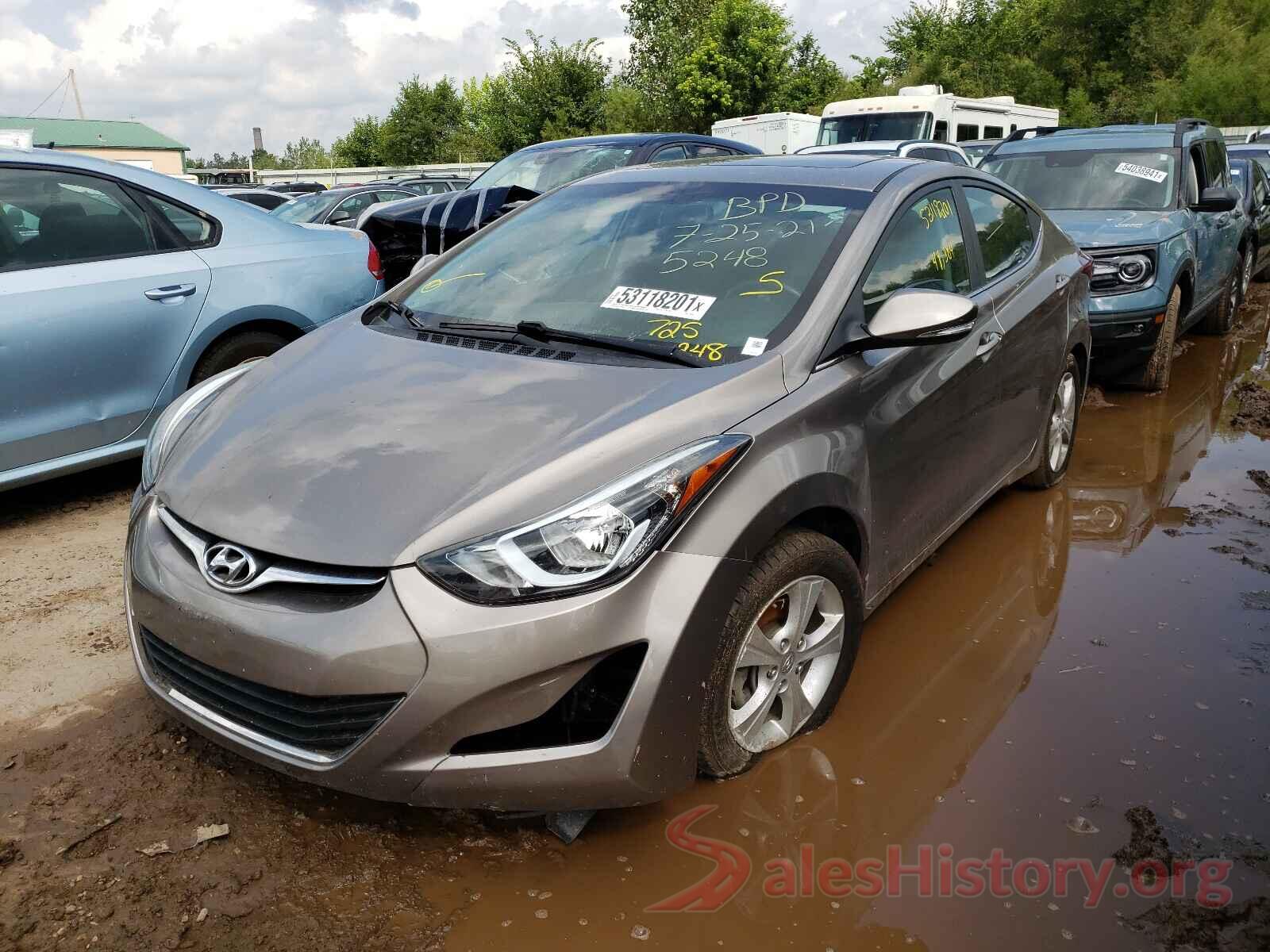 5NPDH4AE9GH725248 2016 HYUNDAI ELANTRA