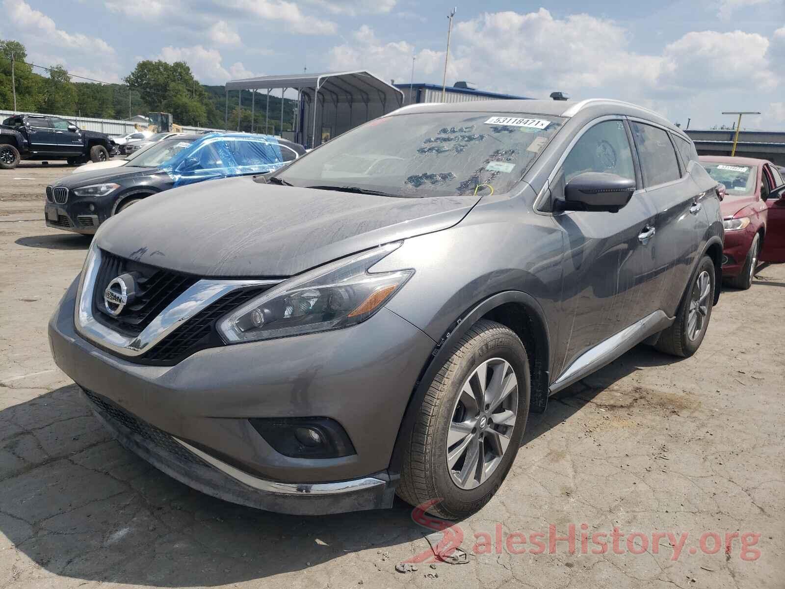 5N1AZ2MHXJN121754 2018 NISSAN MURANO