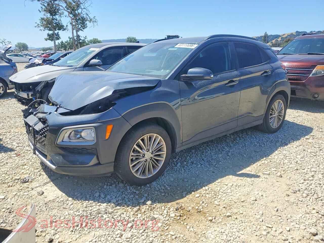 2021 HYUNDAI KONA VIN KM8K62AA2MU731825, auction photo