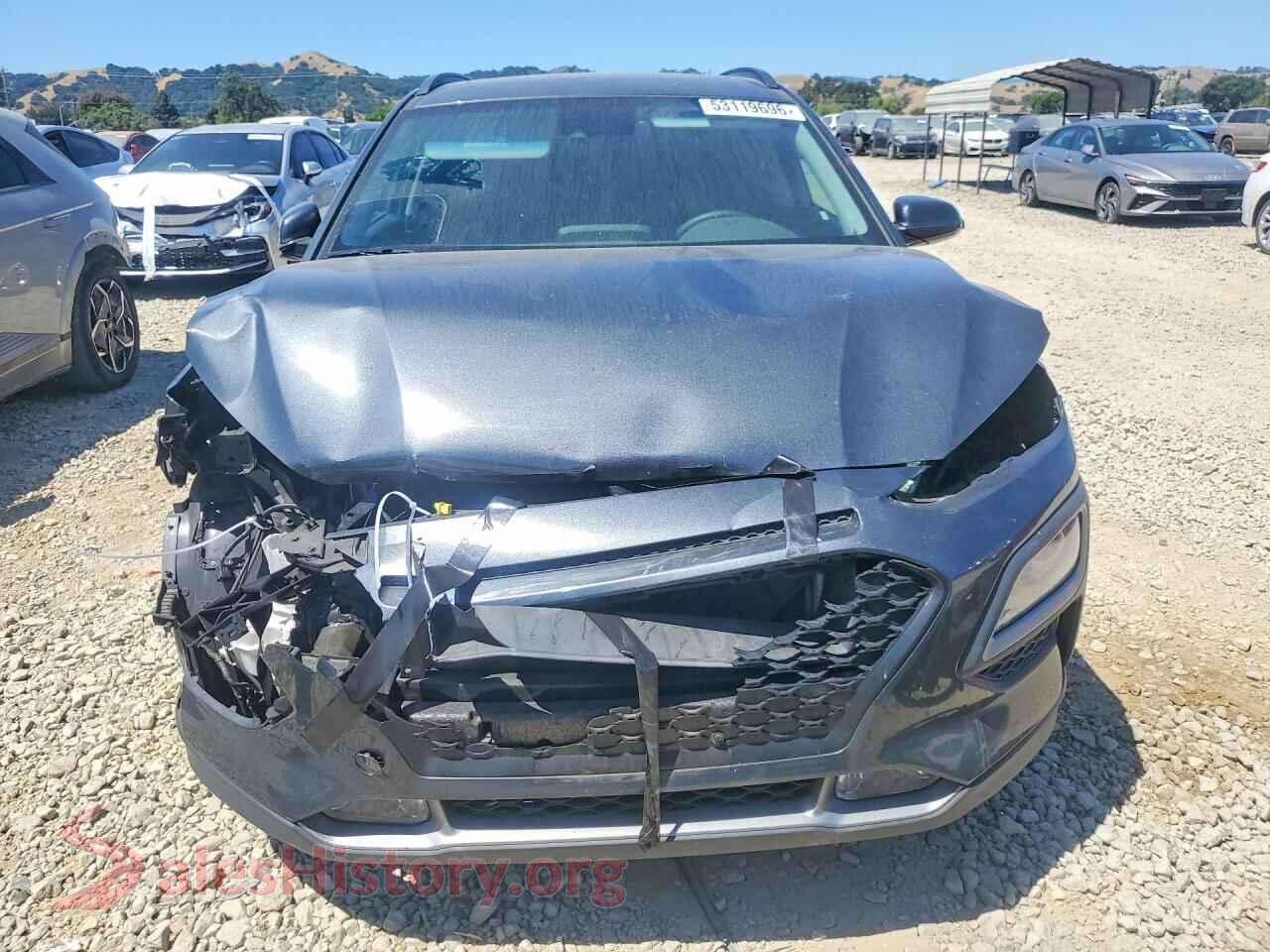 2021 HYUNDAI KONA VIN KM8K62AA2MU731825, rear view