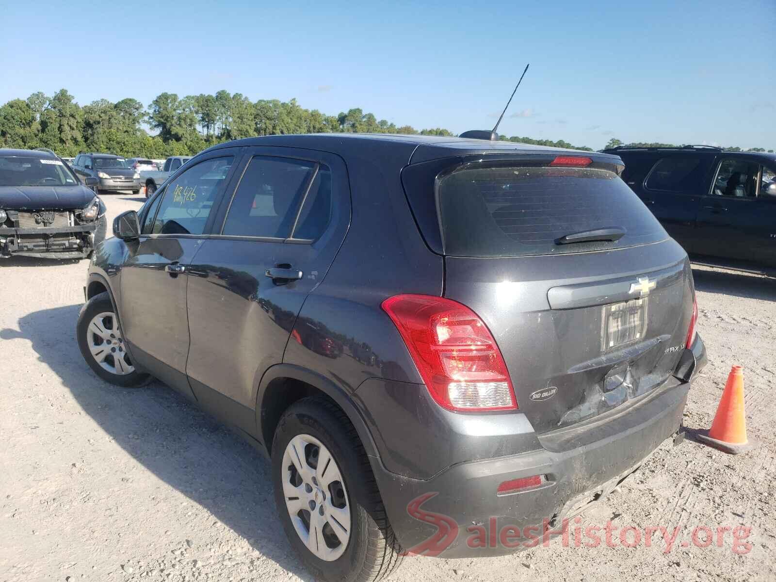 3GNCJKSB4GL254786 2016 CHEVROLET TRAX