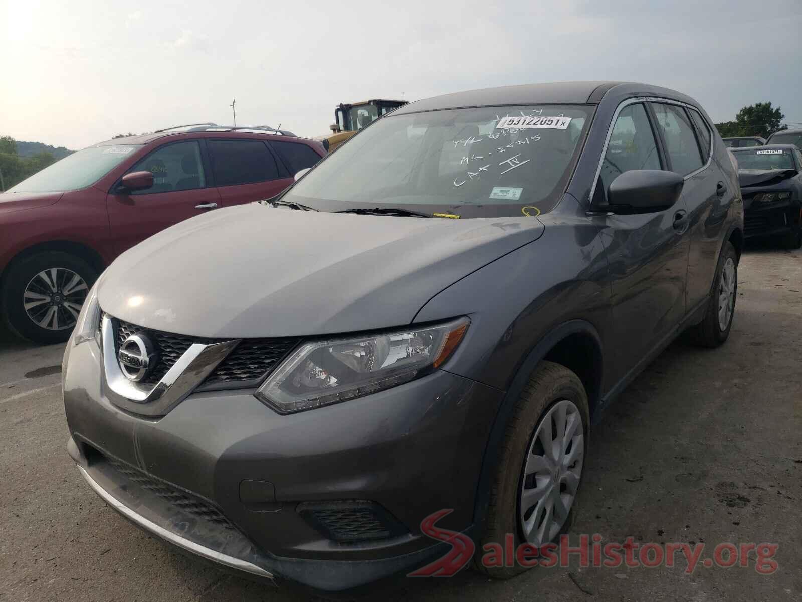 KNMAT2MV3GP610232 2016 NISSAN ROGUE