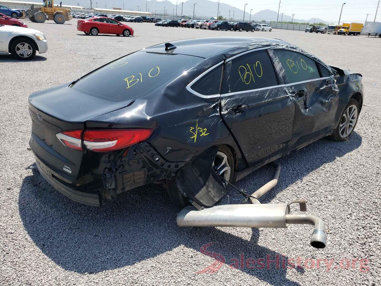 3FA6P0CD3KR170804 2019 FORD FUSION