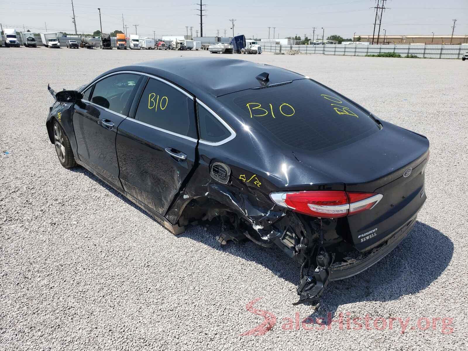 3FA6P0CD3KR170804 2019 FORD FUSION