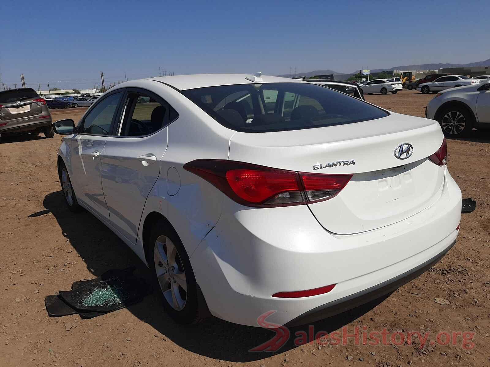 5NPDH4AE3GH687841 2016 HYUNDAI ELANTRA