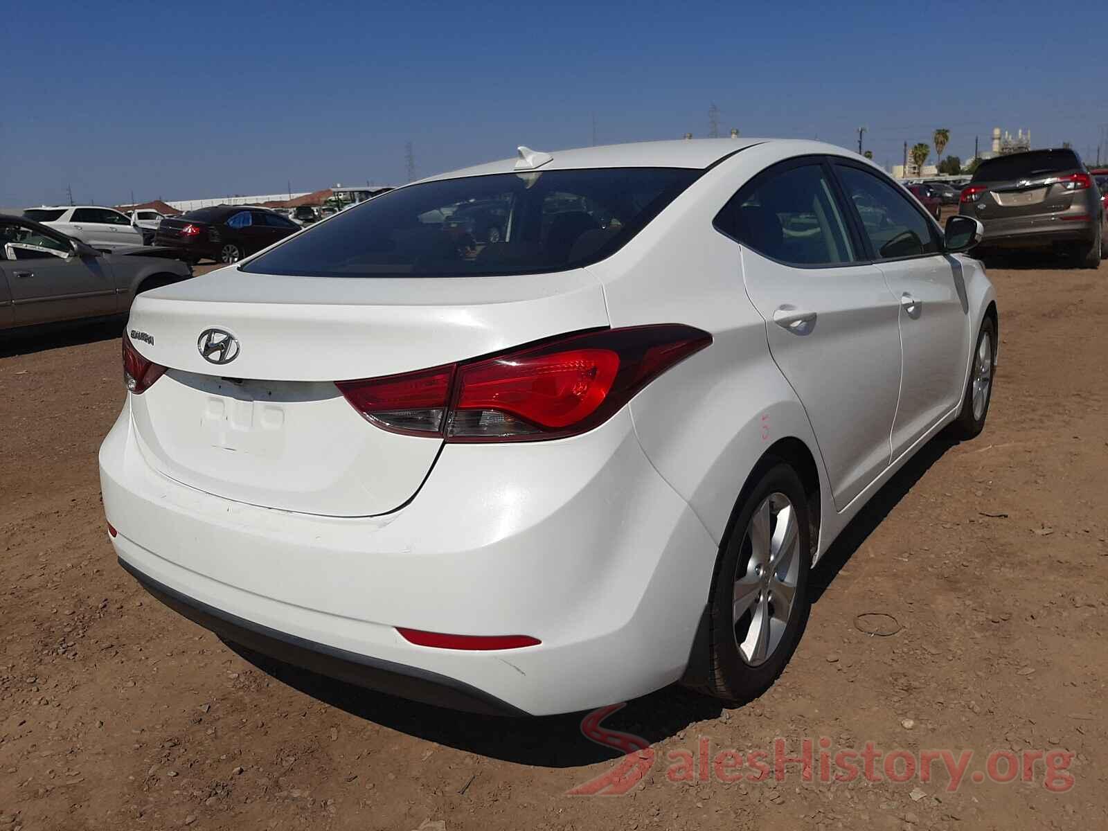 5NPDH4AE3GH687841 2016 HYUNDAI ELANTRA