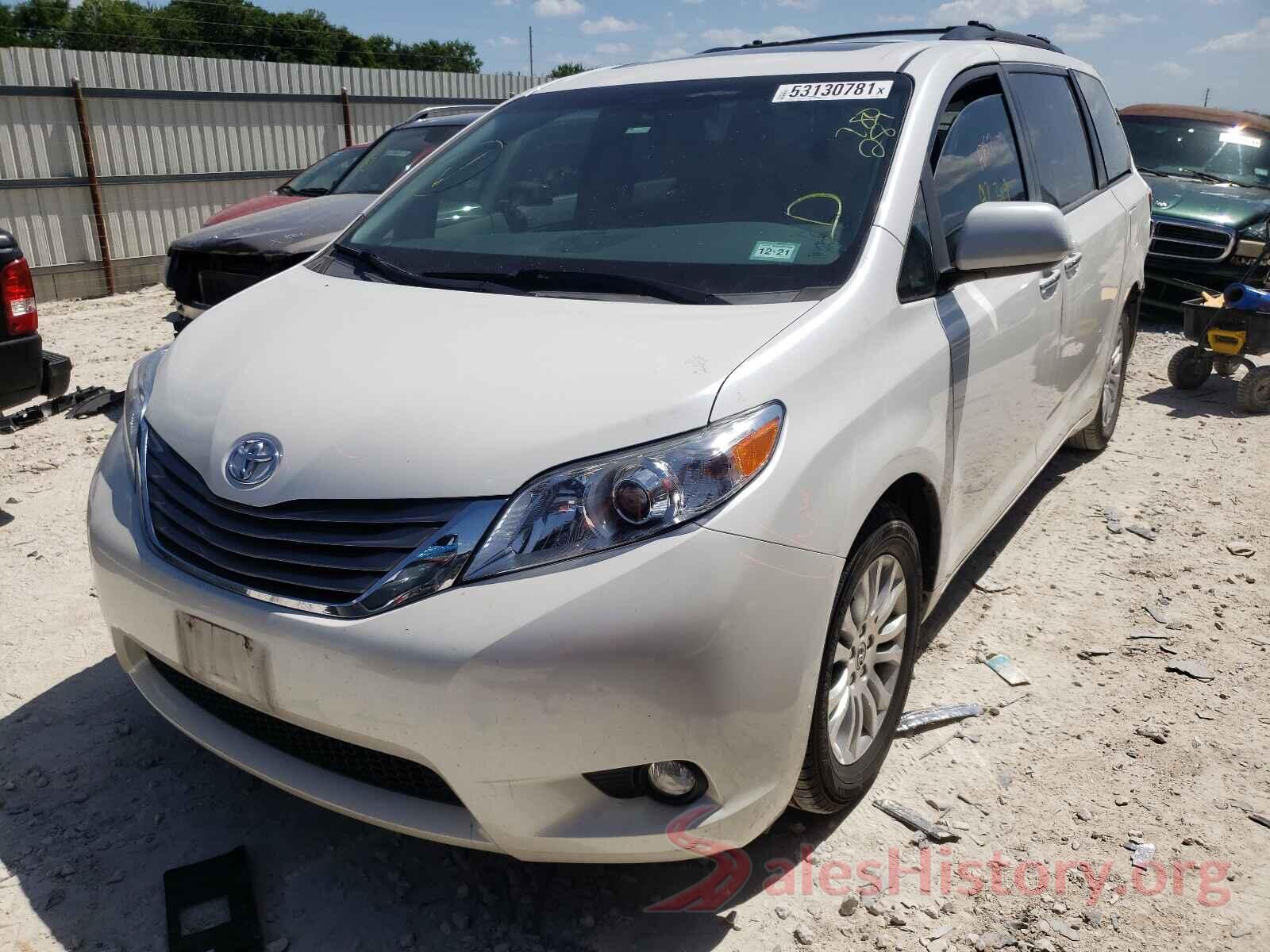 5TDYZ3DCXHS780287 2017 TOYOTA SIENNA