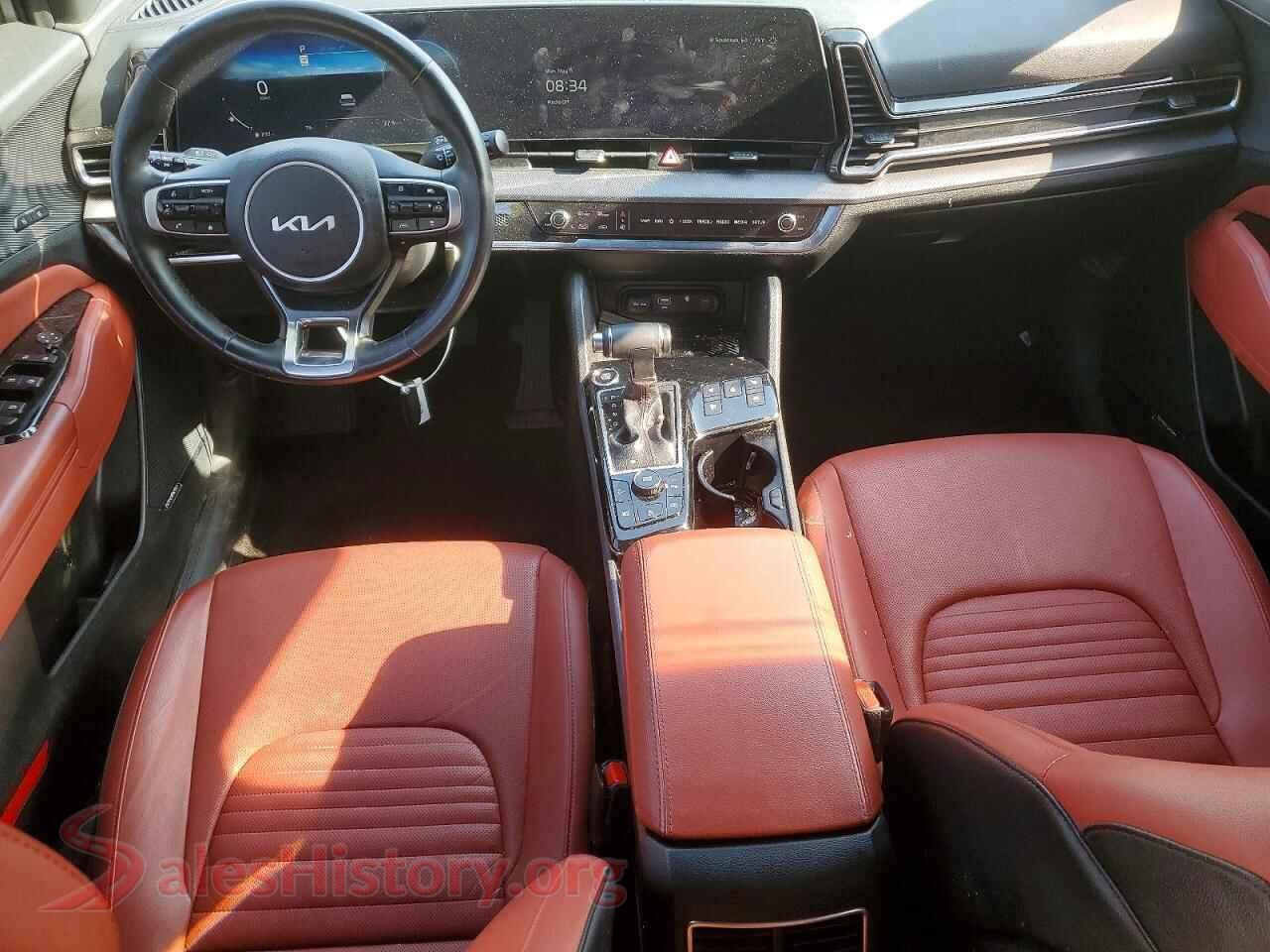 2025 KIA SPORTAGE VIN 5XYK53DFXSG235691, interior dashboard