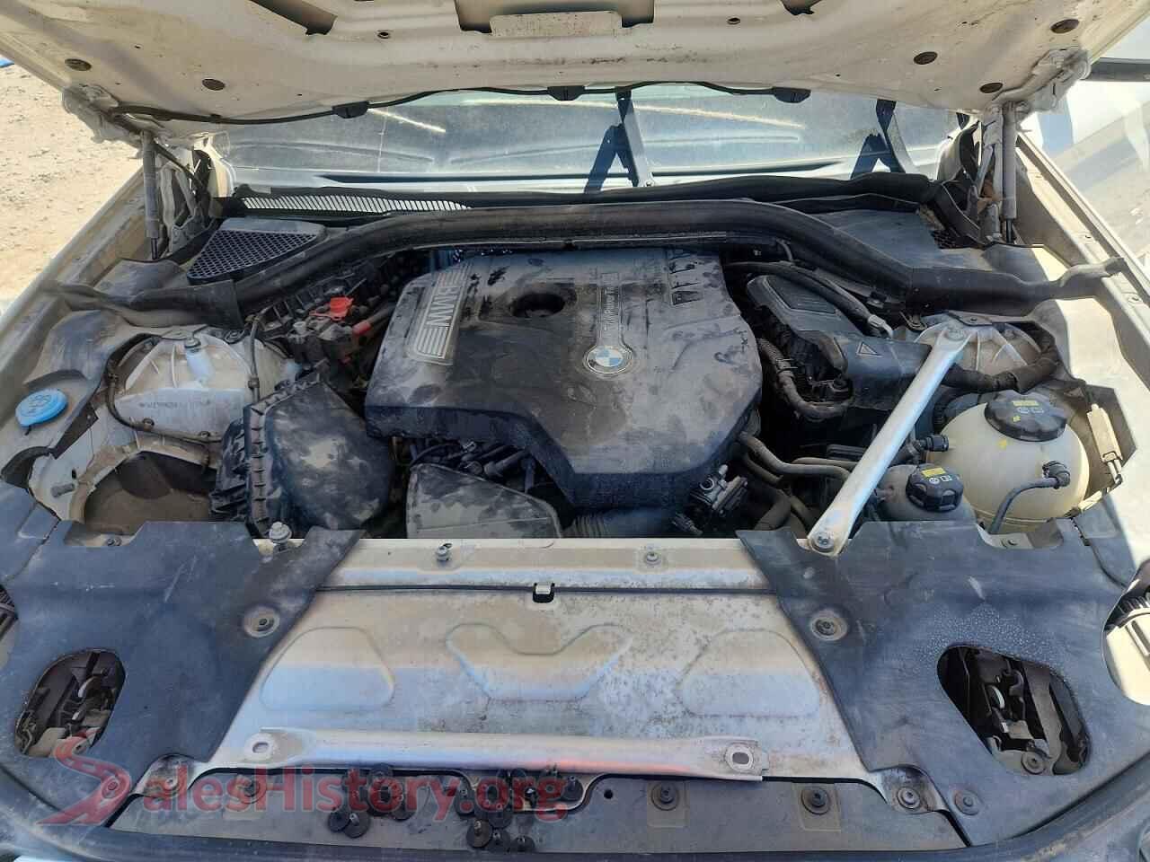 2018 BMW X3 VIN 5UXTR9C58JLC77284, VIN plate