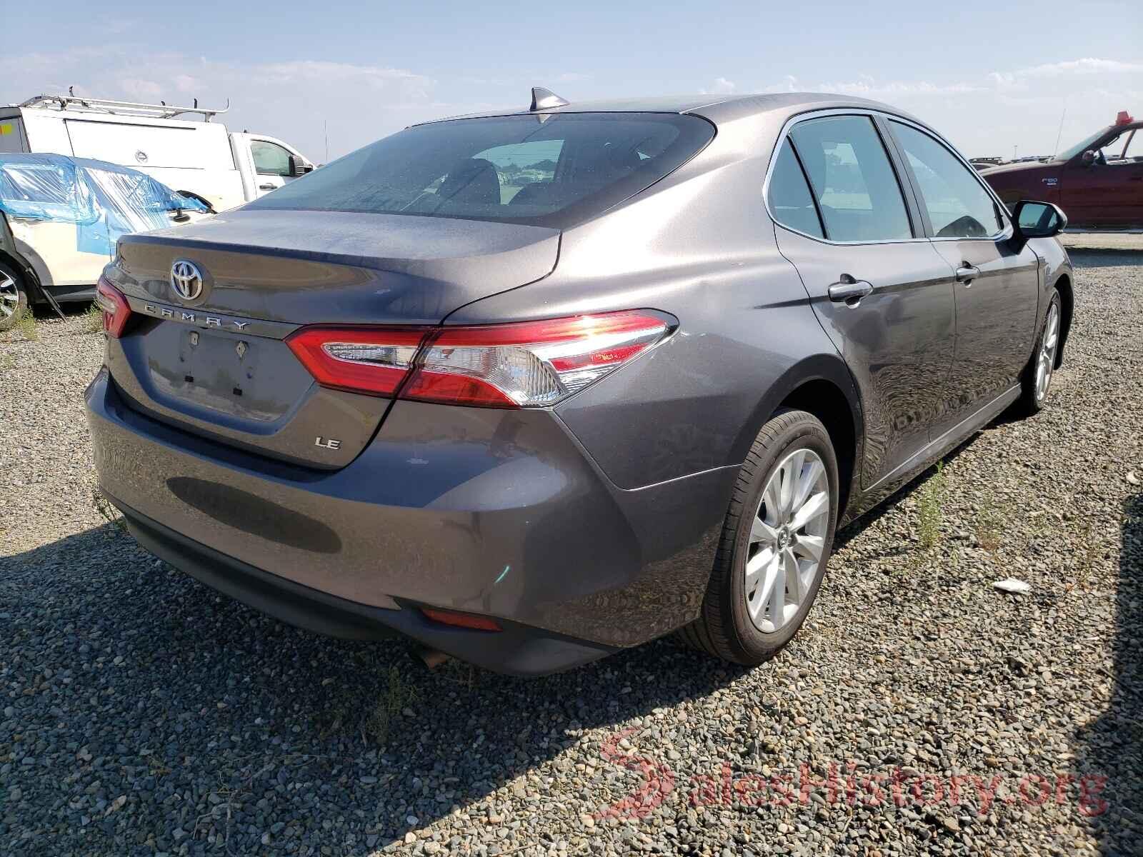 4T1B11HK8KU267296 2019 TOYOTA CAMRY