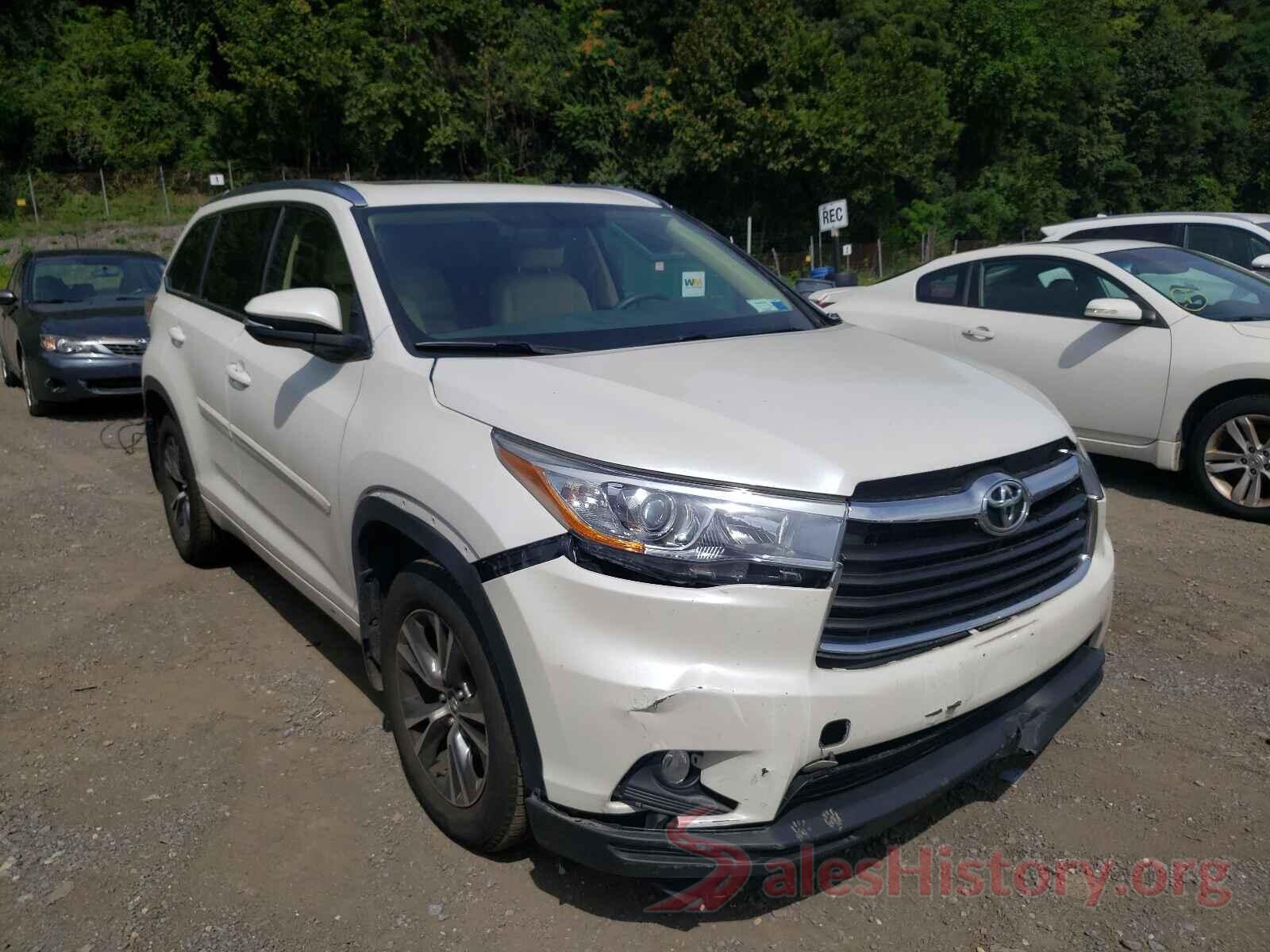 5TDJKRFH7GS332945 2016 TOYOTA HIGHLANDER