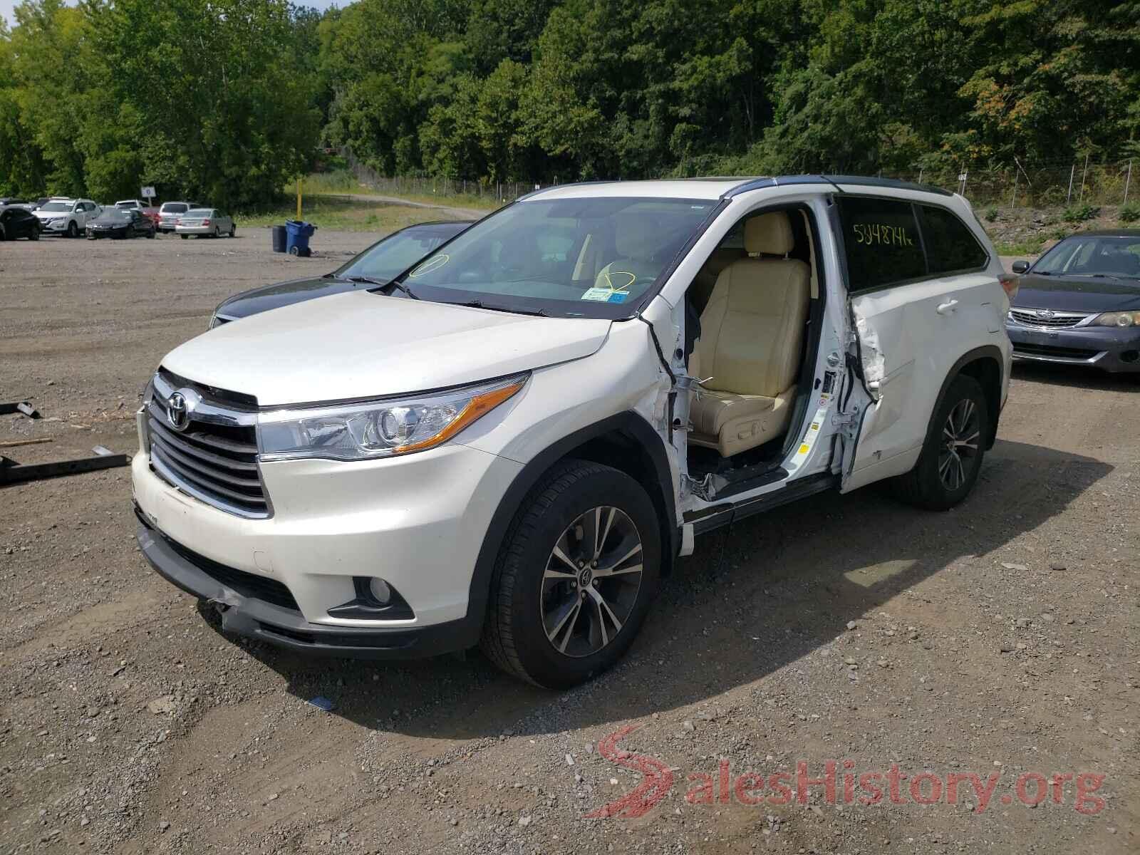 5TDJKRFH7GS332945 2016 TOYOTA HIGHLANDER