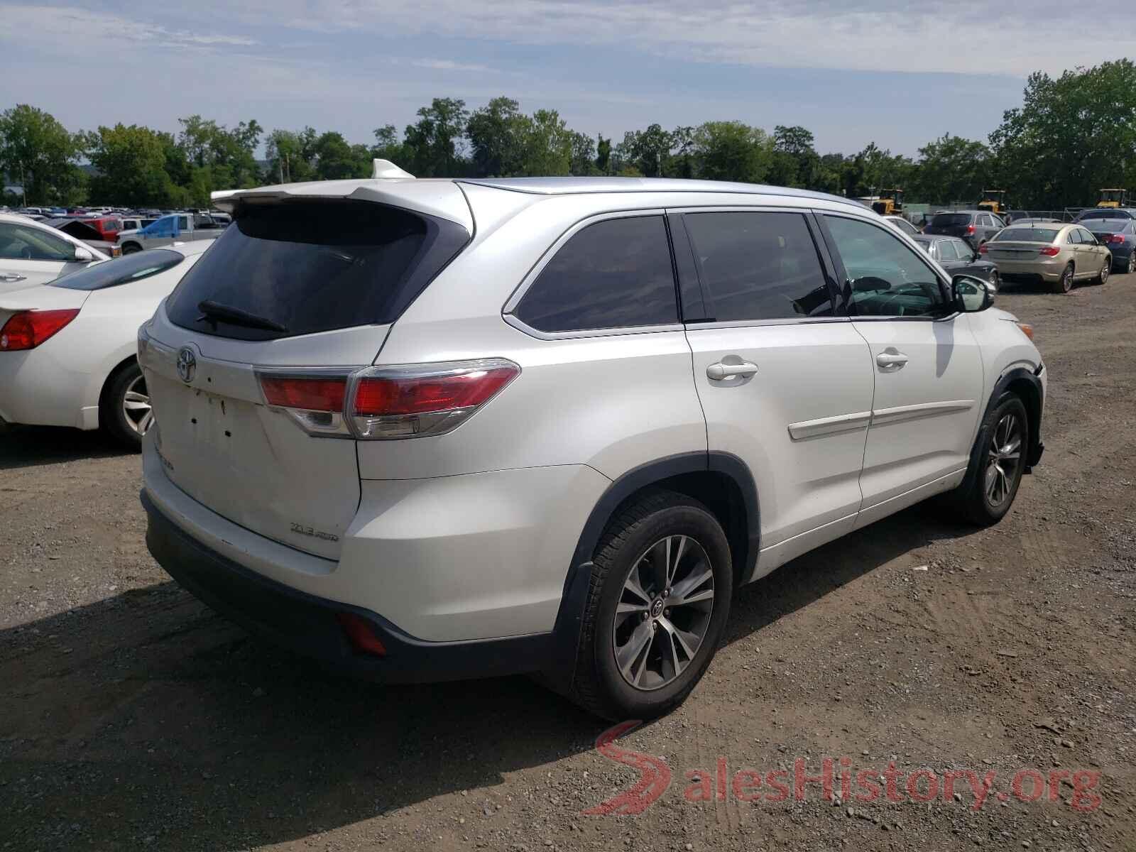 5TDJKRFH7GS332945 2016 TOYOTA HIGHLANDER