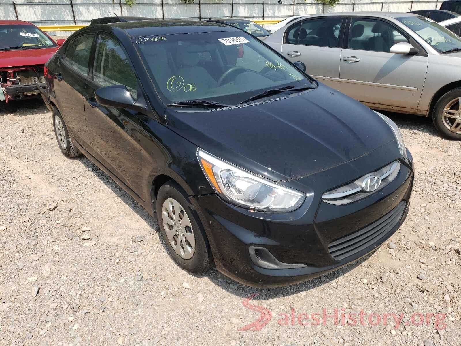 KMHCT4AE0GU074846 2016 HYUNDAI ACCENT