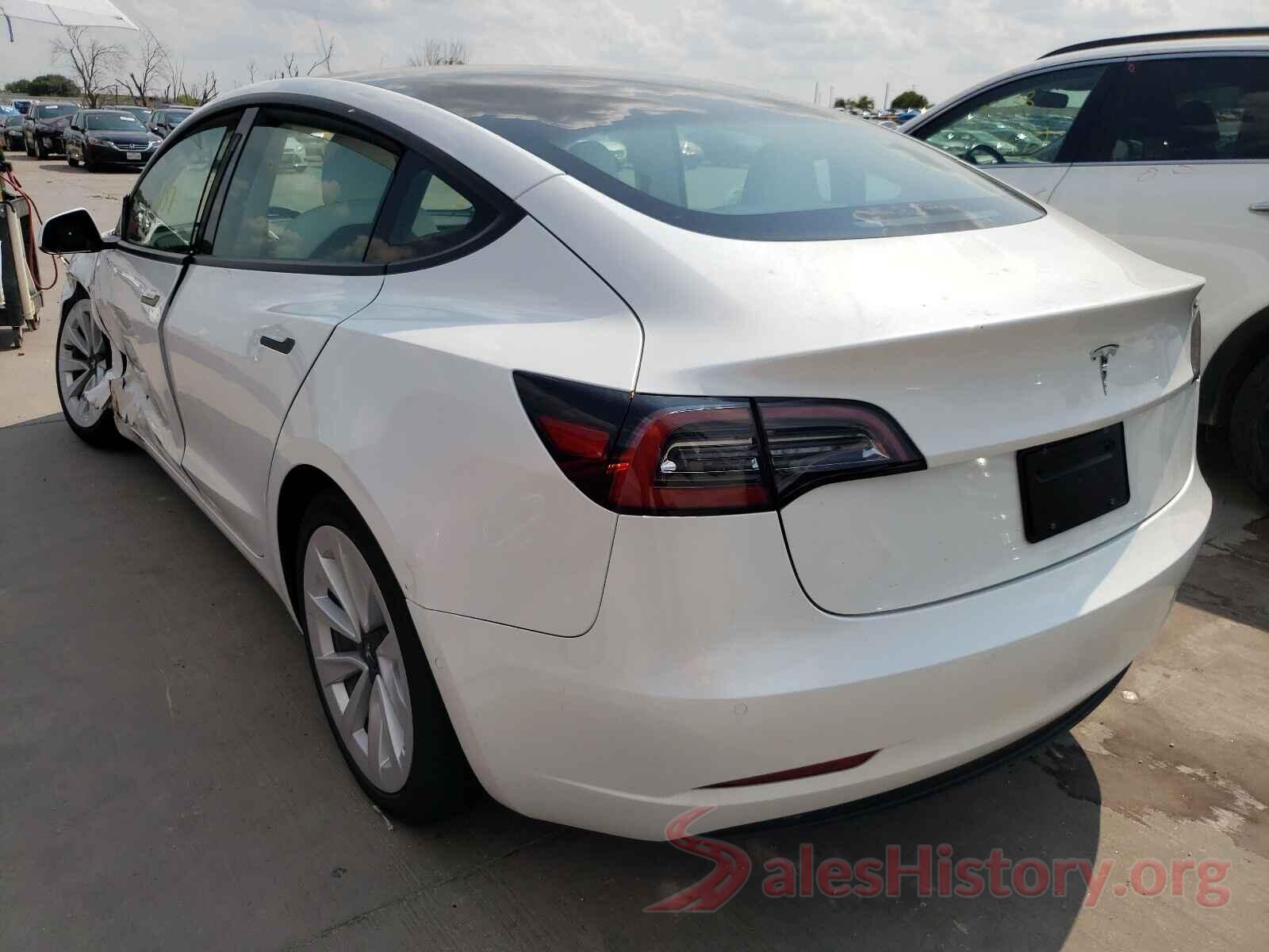 5YJ3E1EA8MF978727 2021 TESLA MODEL 3