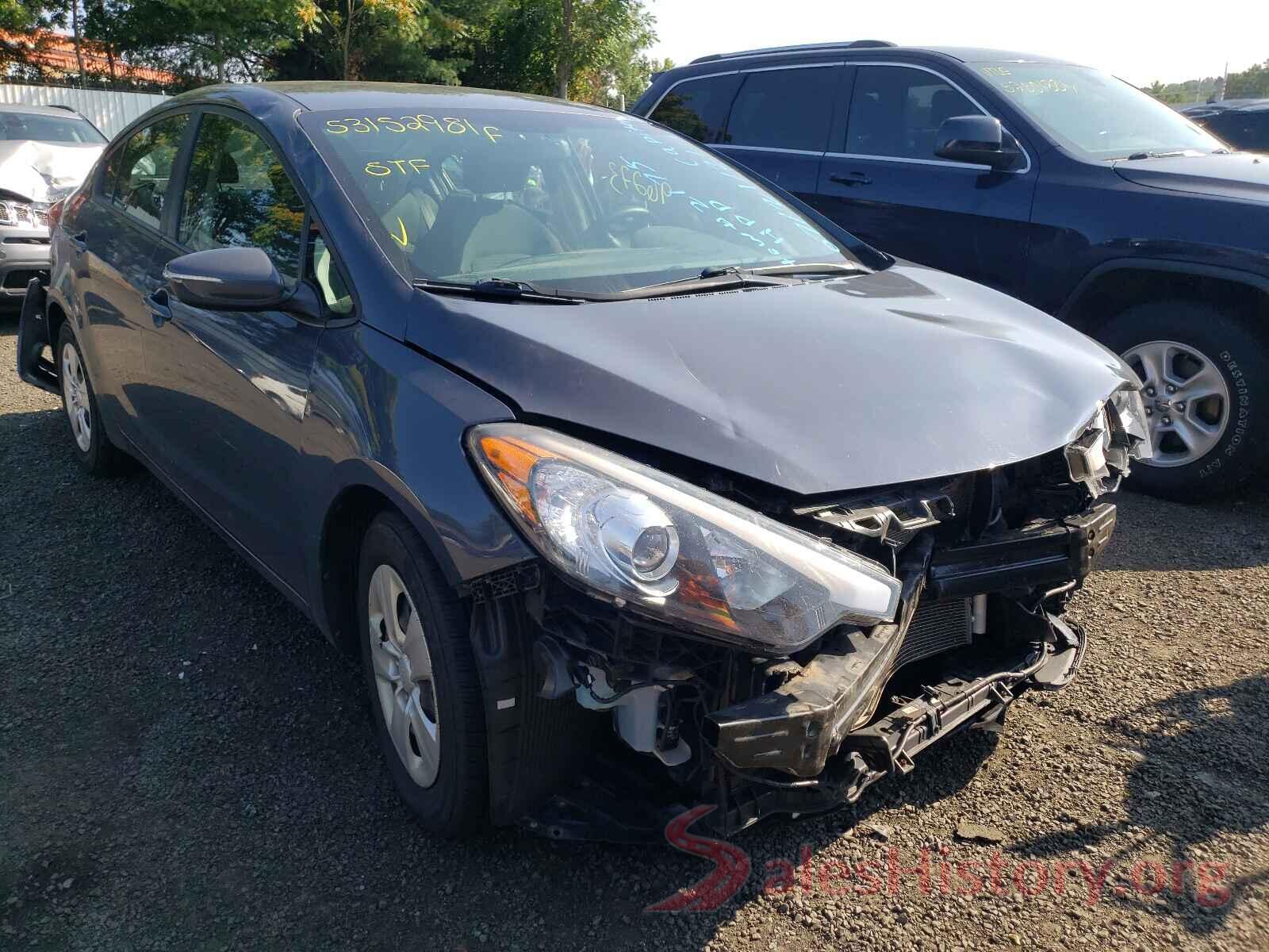 KNAFX4A62G5497787 2016 KIA FORTE