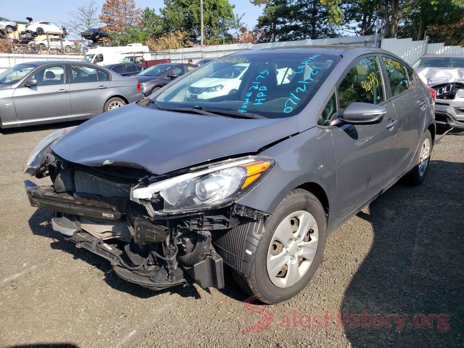 KNAFX4A62G5497787 2016 KIA FORTE