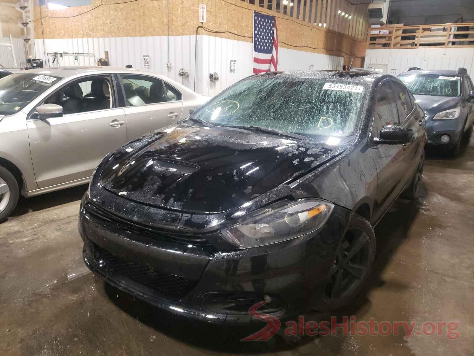 1C3CDFBB3GD645168 2016 DODGE DART