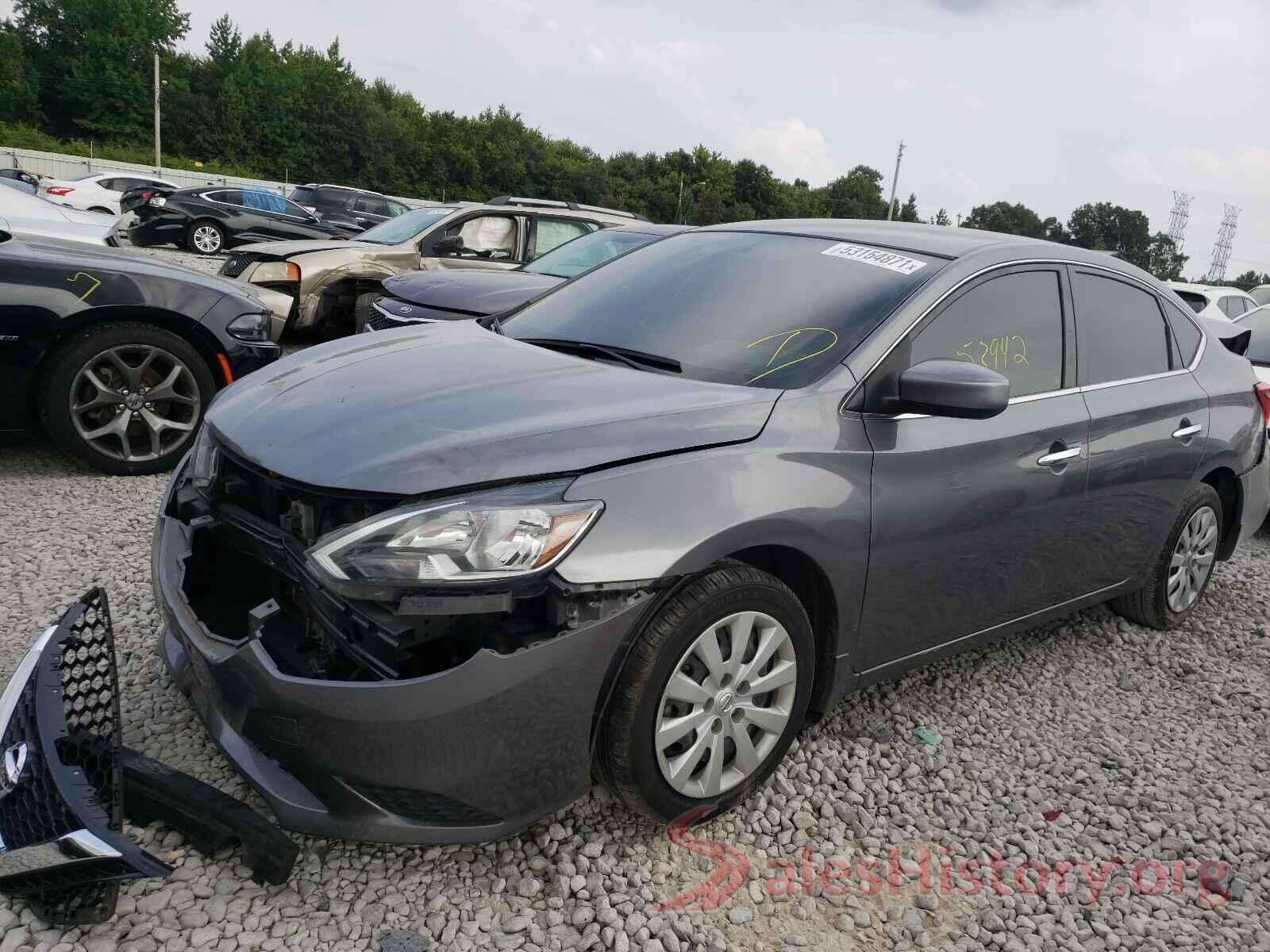 3N1AB7AP3KY424786 2019 NISSAN SENTRA