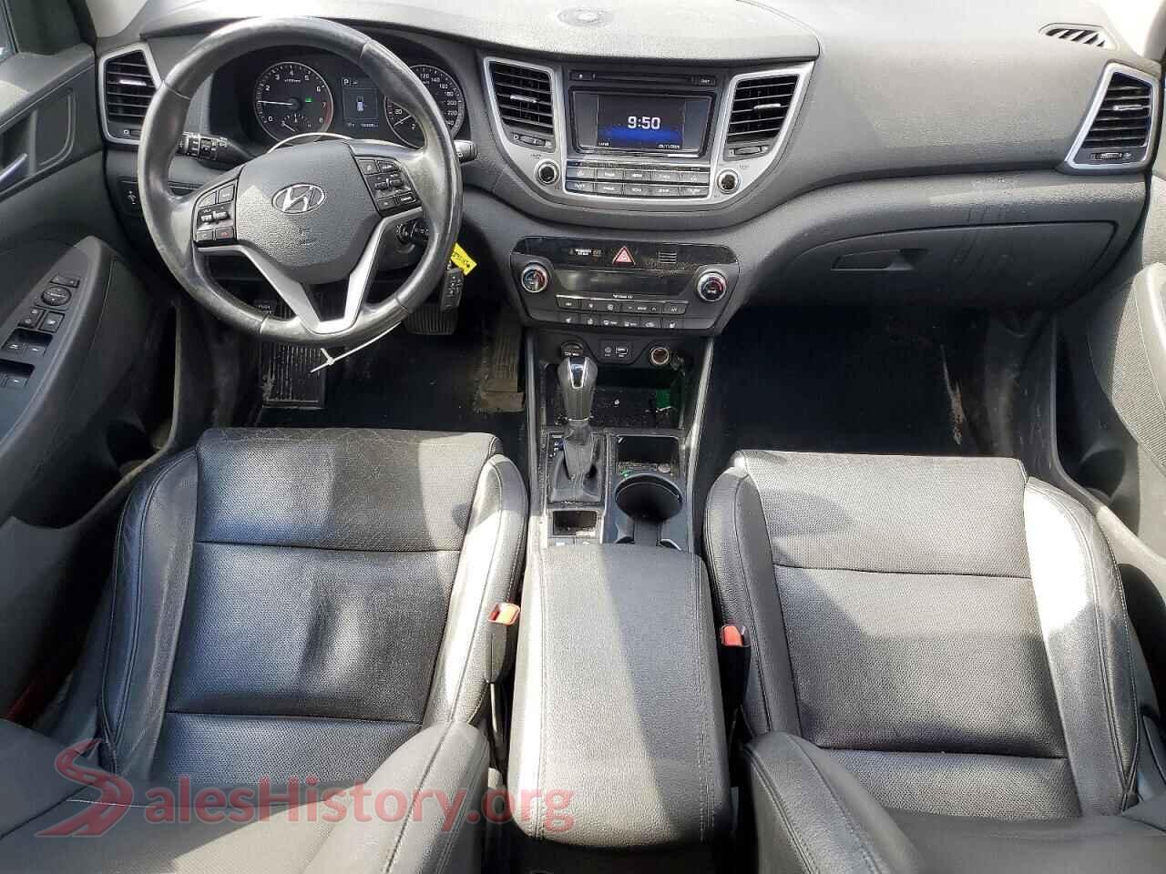 2017 HYUNDAI TUCSON VIN KM8J3CA43HU500281, interior dashboard