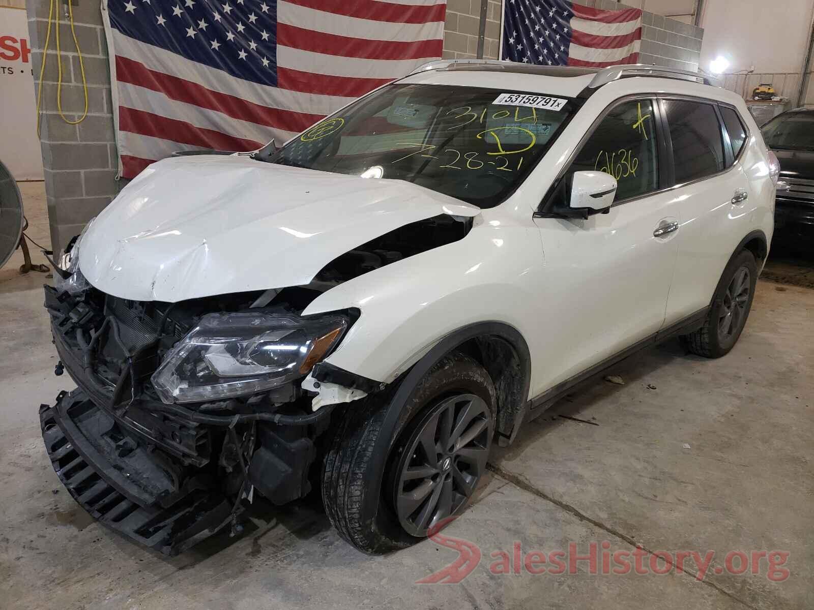 5N1AT2MV5GC793104 2016 NISSAN ROGUE