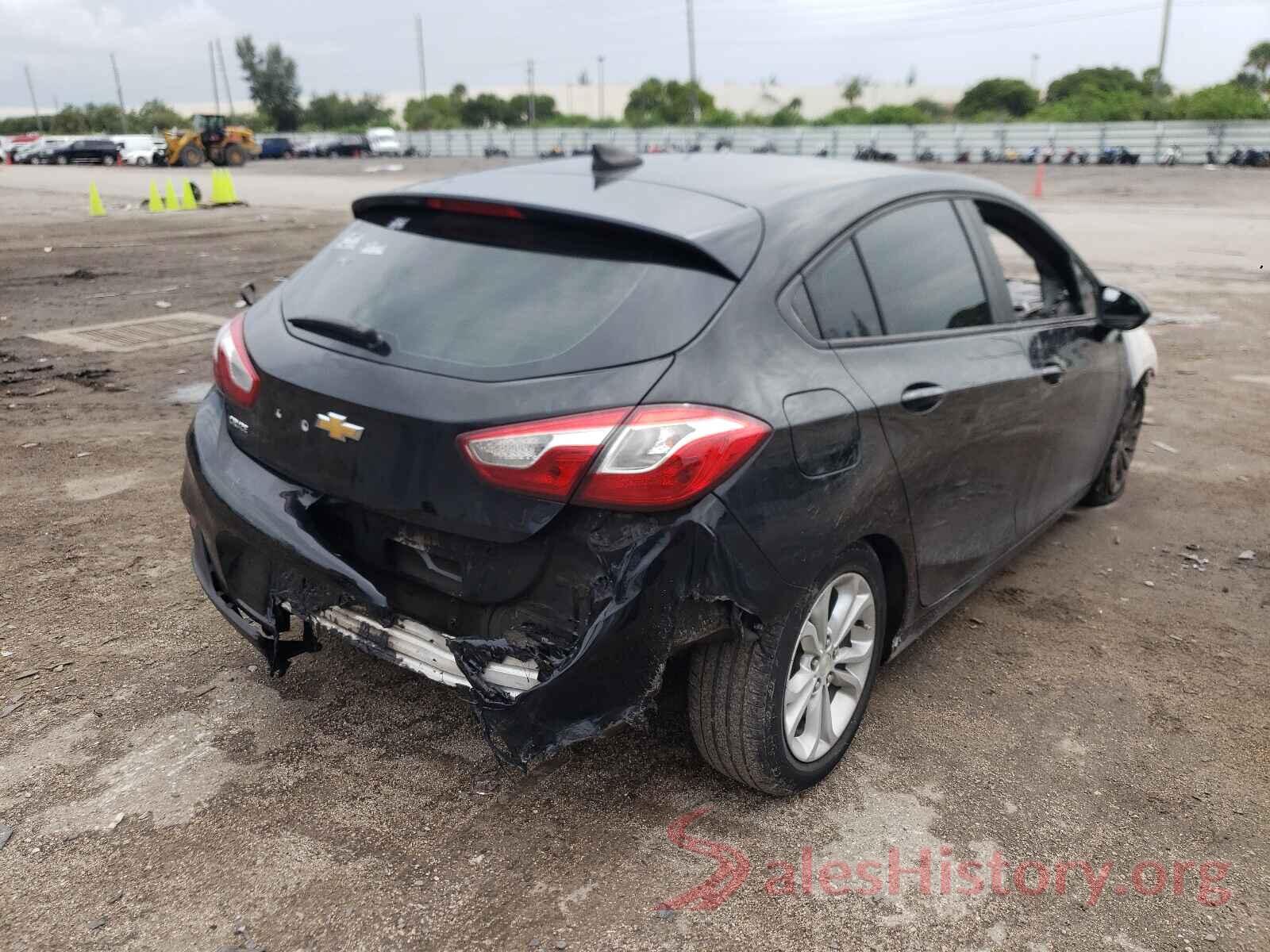 3G1BC6SM8KS581125 2019 CHEVROLET CRUZE