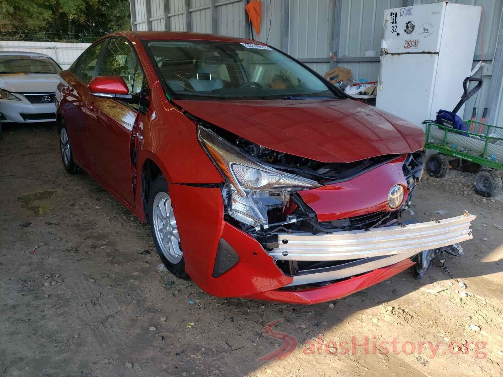 JTDKBRFU3H3563507 2017 TOYOTA PRIUS