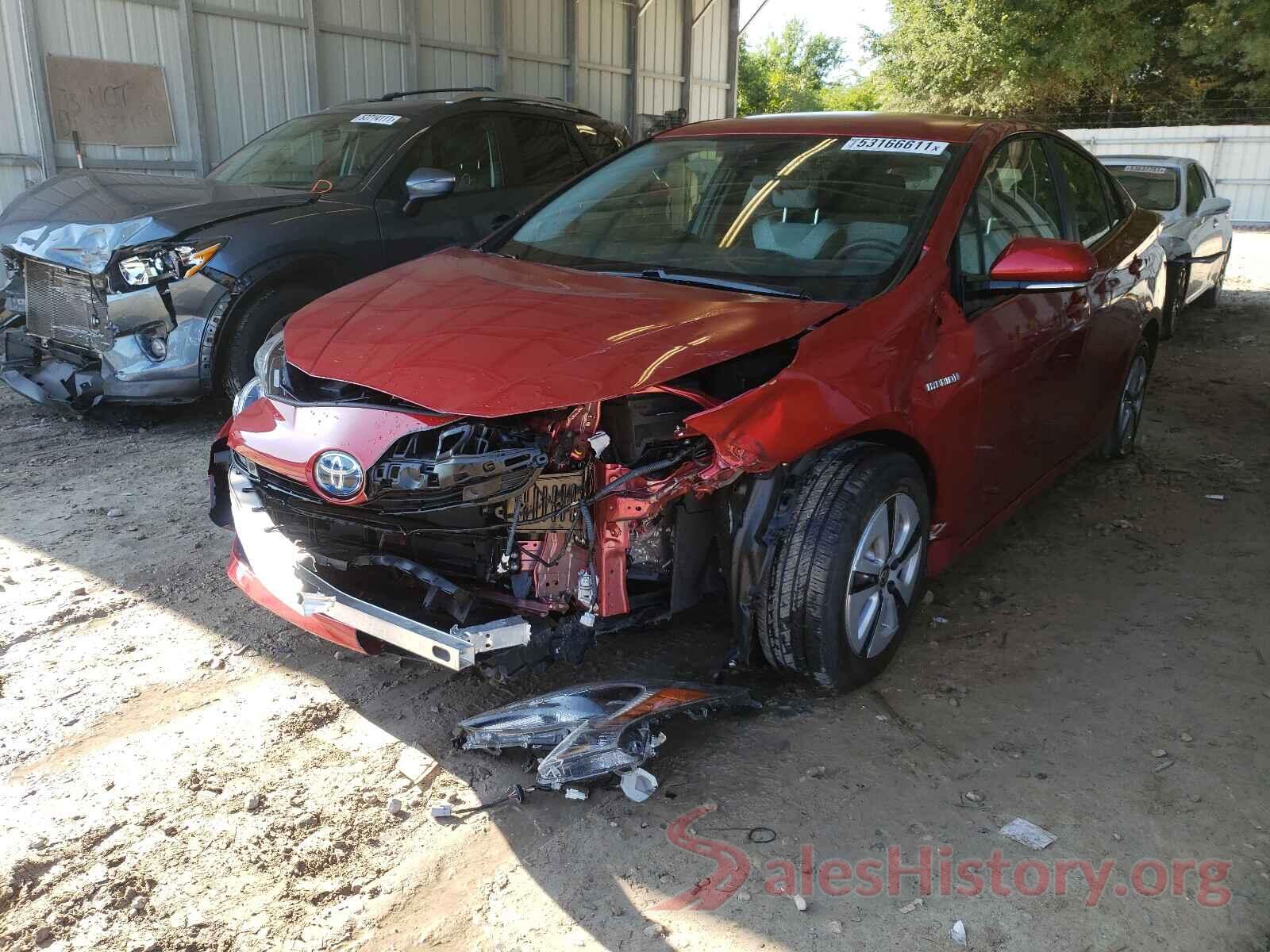 JTDKBRFU3H3563507 2017 TOYOTA PRIUS