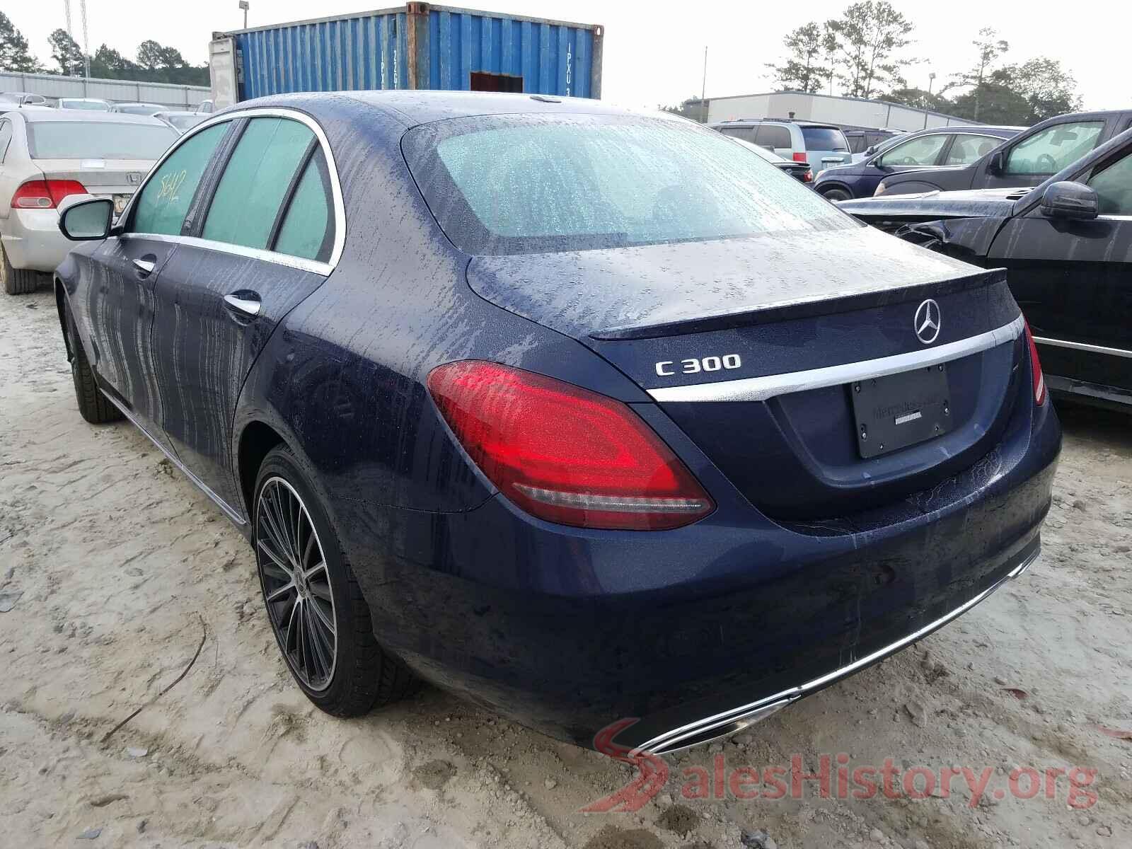 55SWF8DBXKU284310 2019 MERCEDES-BENZ C CLASS