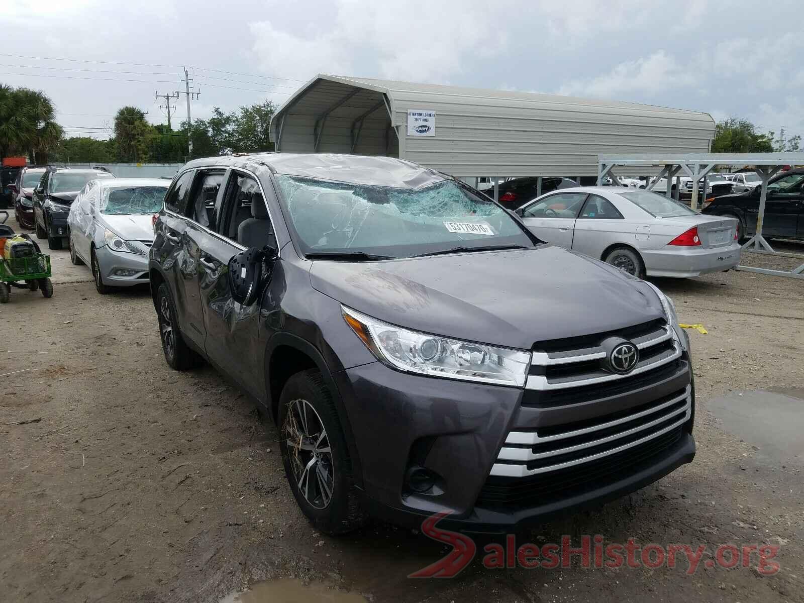 5TDZARFH6KS054053 2019 TOYOTA HIGHLANDER