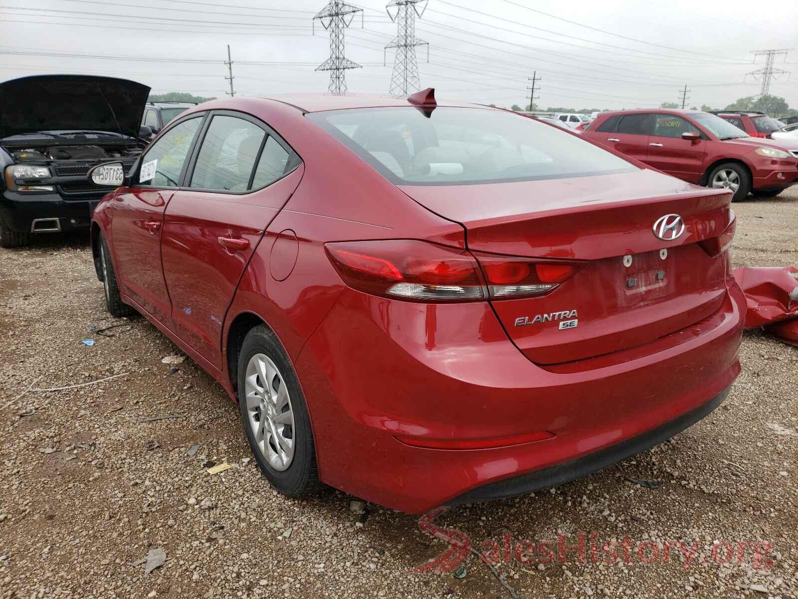 KMHD74LF6HU060918 2017 HYUNDAI ELANTRA