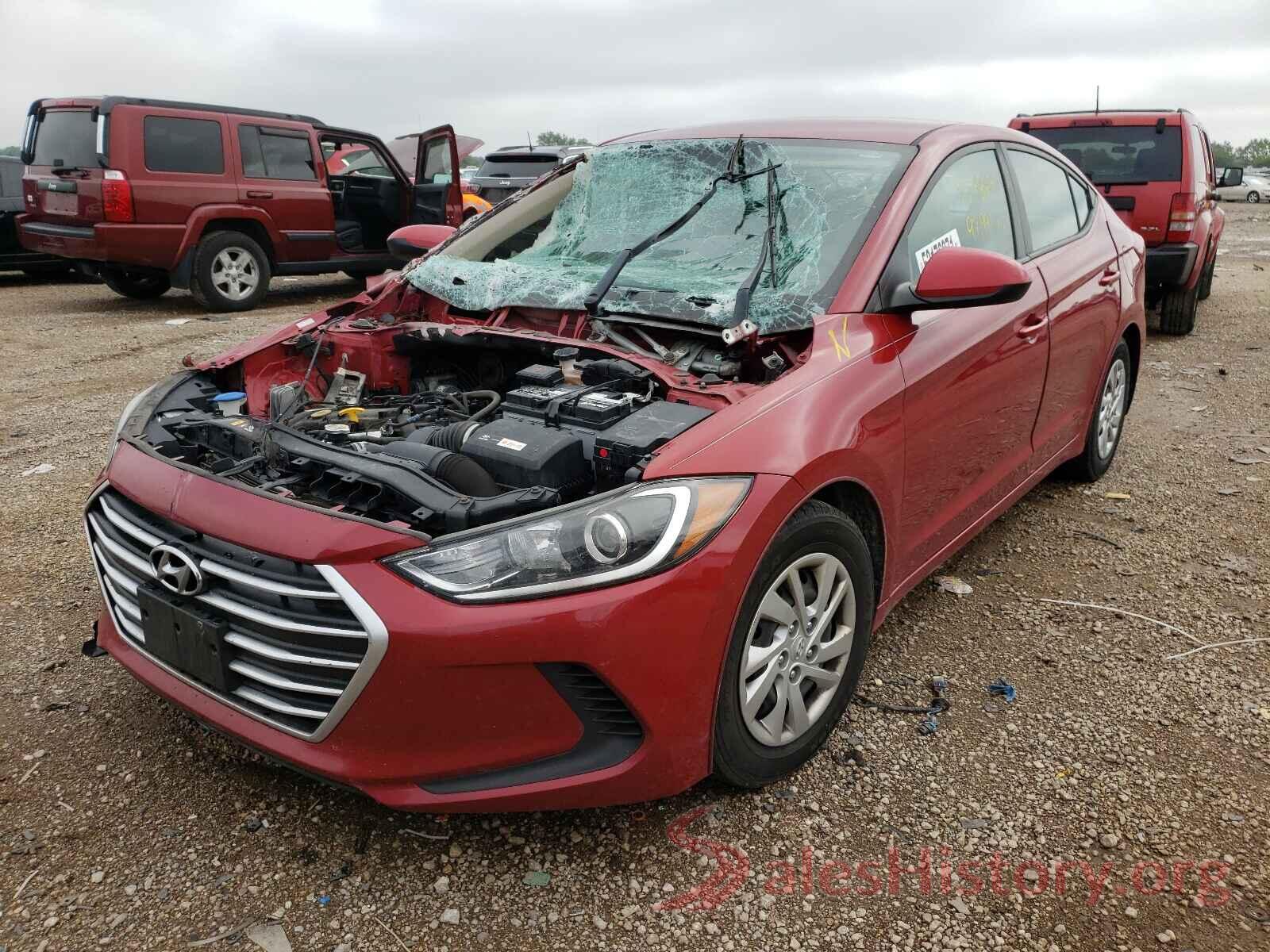 KMHD74LF6HU060918 2017 HYUNDAI ELANTRA