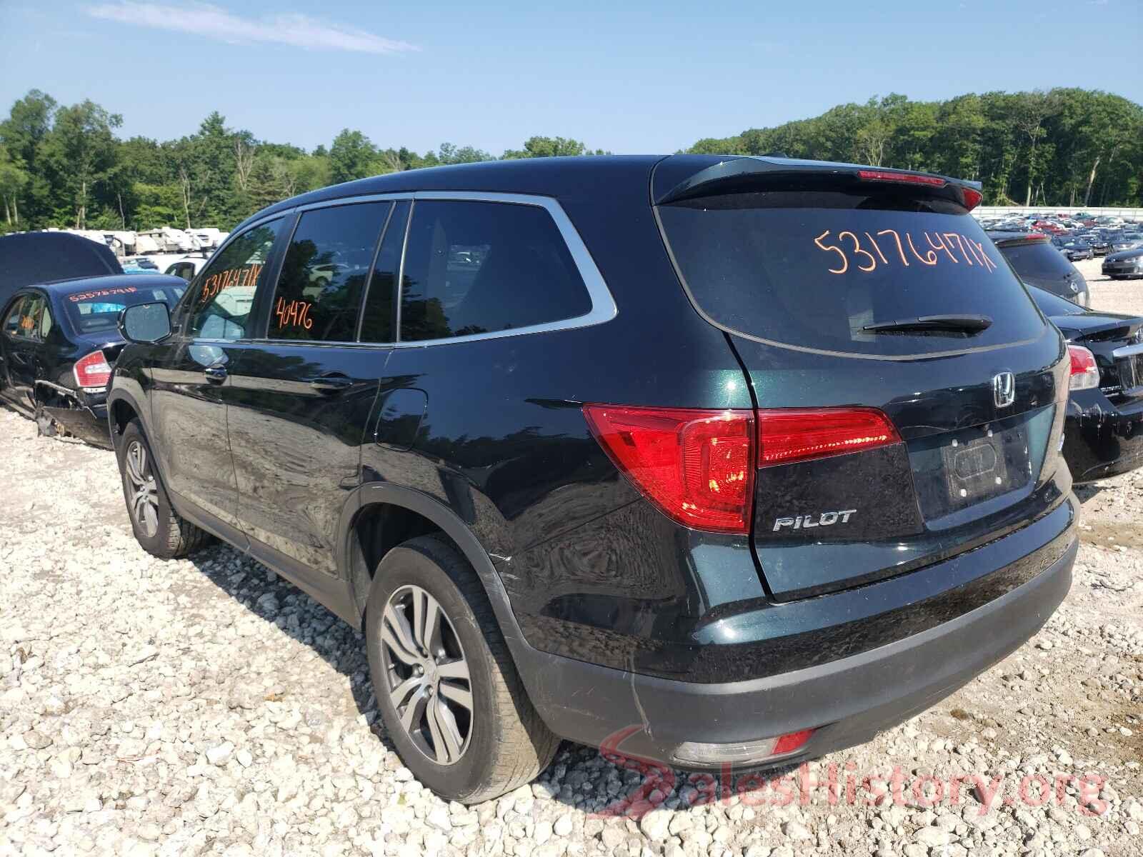 5FNYF6H39JB068352 2018 HONDA PILOT