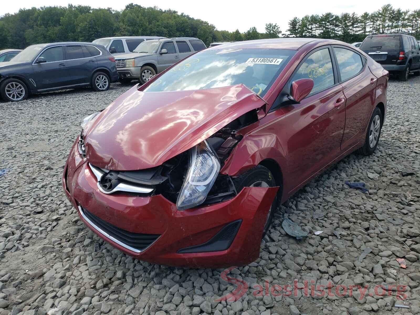 5NPDH4AE0GH745484 2016 HYUNDAI ELANTRA