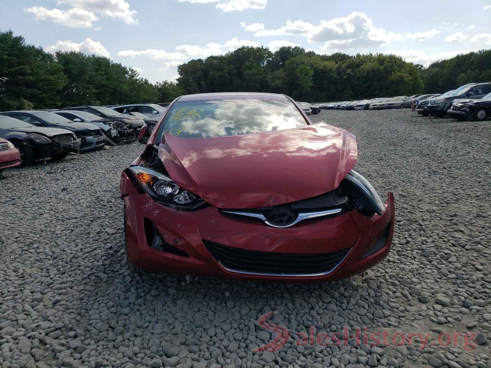 5NPDH4AE0GH745484 2016 HYUNDAI ELANTRA