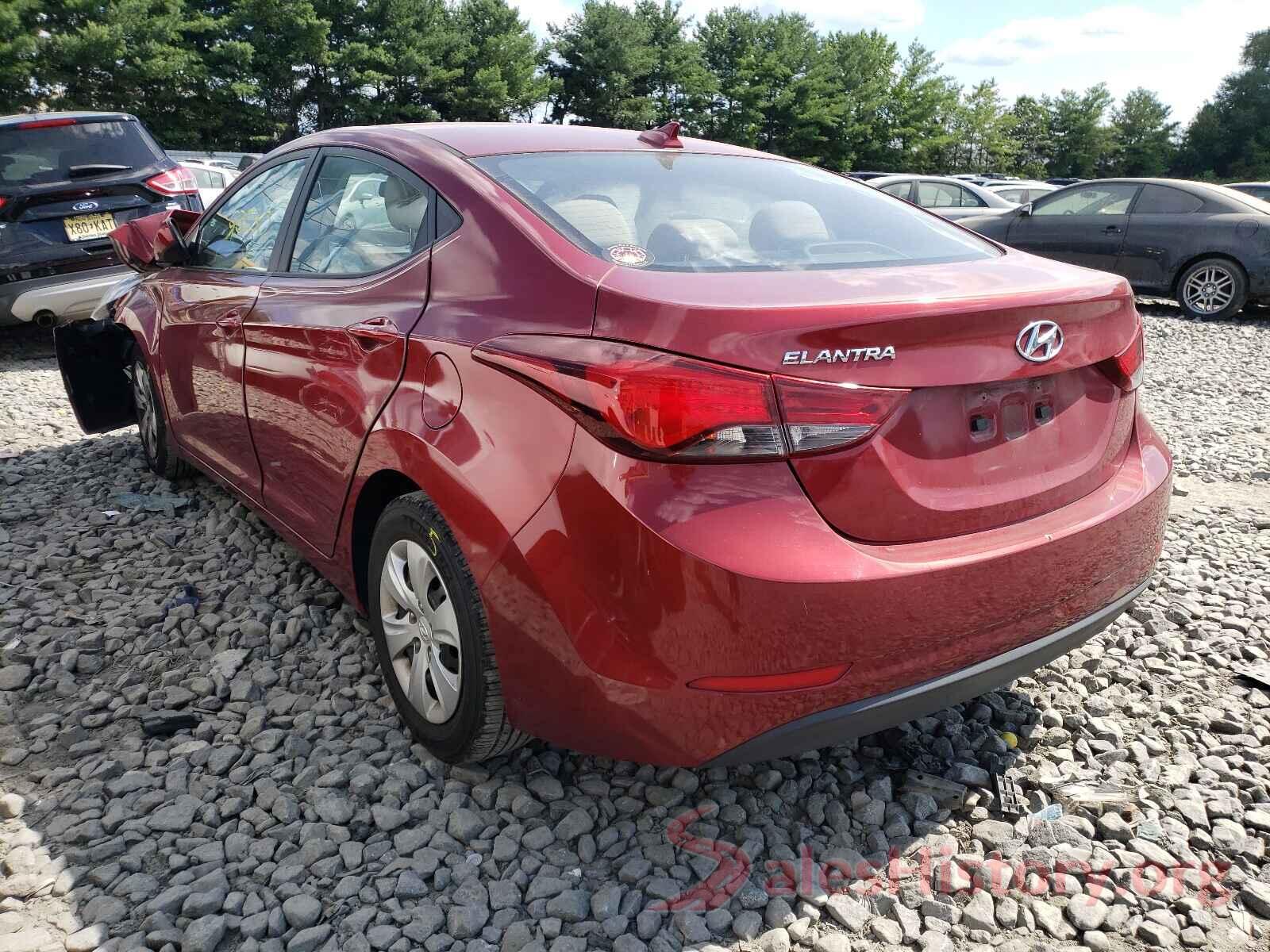 5NPDH4AE0GH745484 2016 HYUNDAI ELANTRA