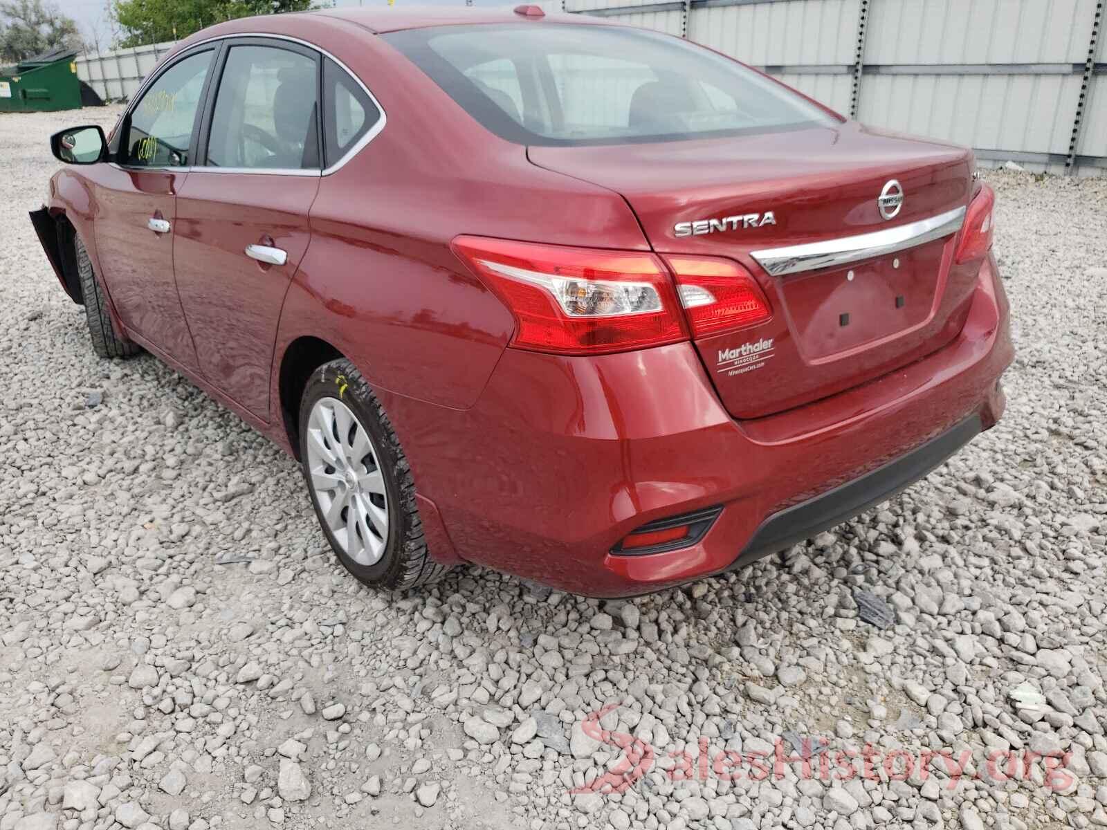 3N1AB7AP3HY282125 2017 NISSAN SENTRA