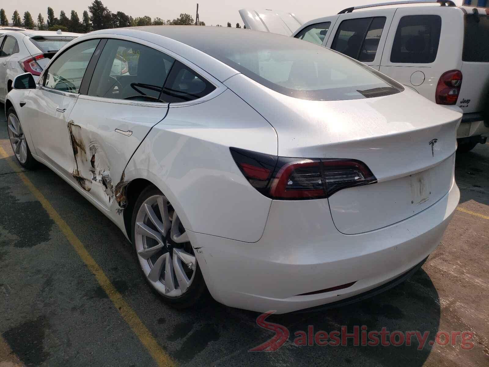 5YJ3E1EAXJF015839 2018 TESLA MODEL 3