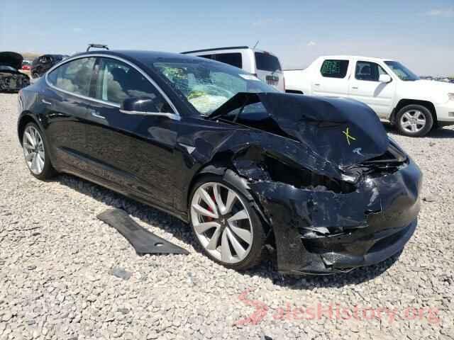 5YJ3E1EB6KF237272 2019 TESLA MODEL 3