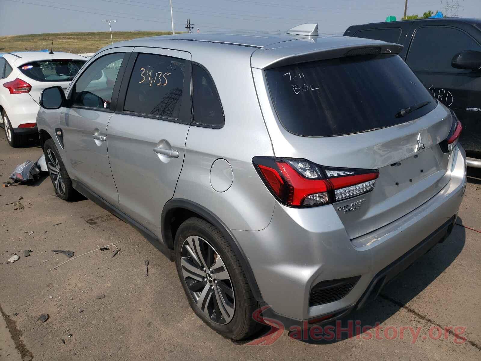 JA4AR3AU3LU022272 2020 MITSUBISHI OUTLANDER