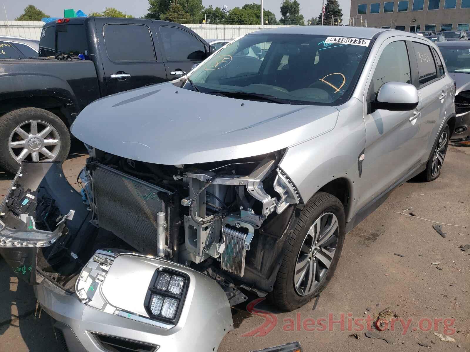 JA4AR3AU3LU022272 2020 MITSUBISHI OUTLANDER