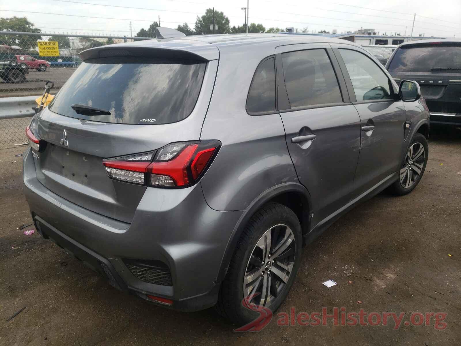 JA4AR3AU8LU024633 2020 MITSUBISHI OUTLANDER