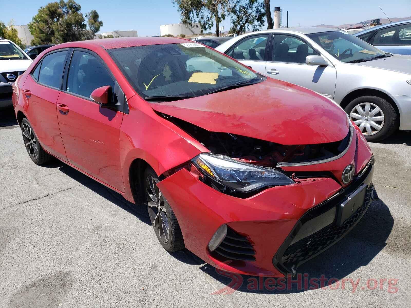 2T1BURHE7JC004135 2018 TOYOTA COROLLA