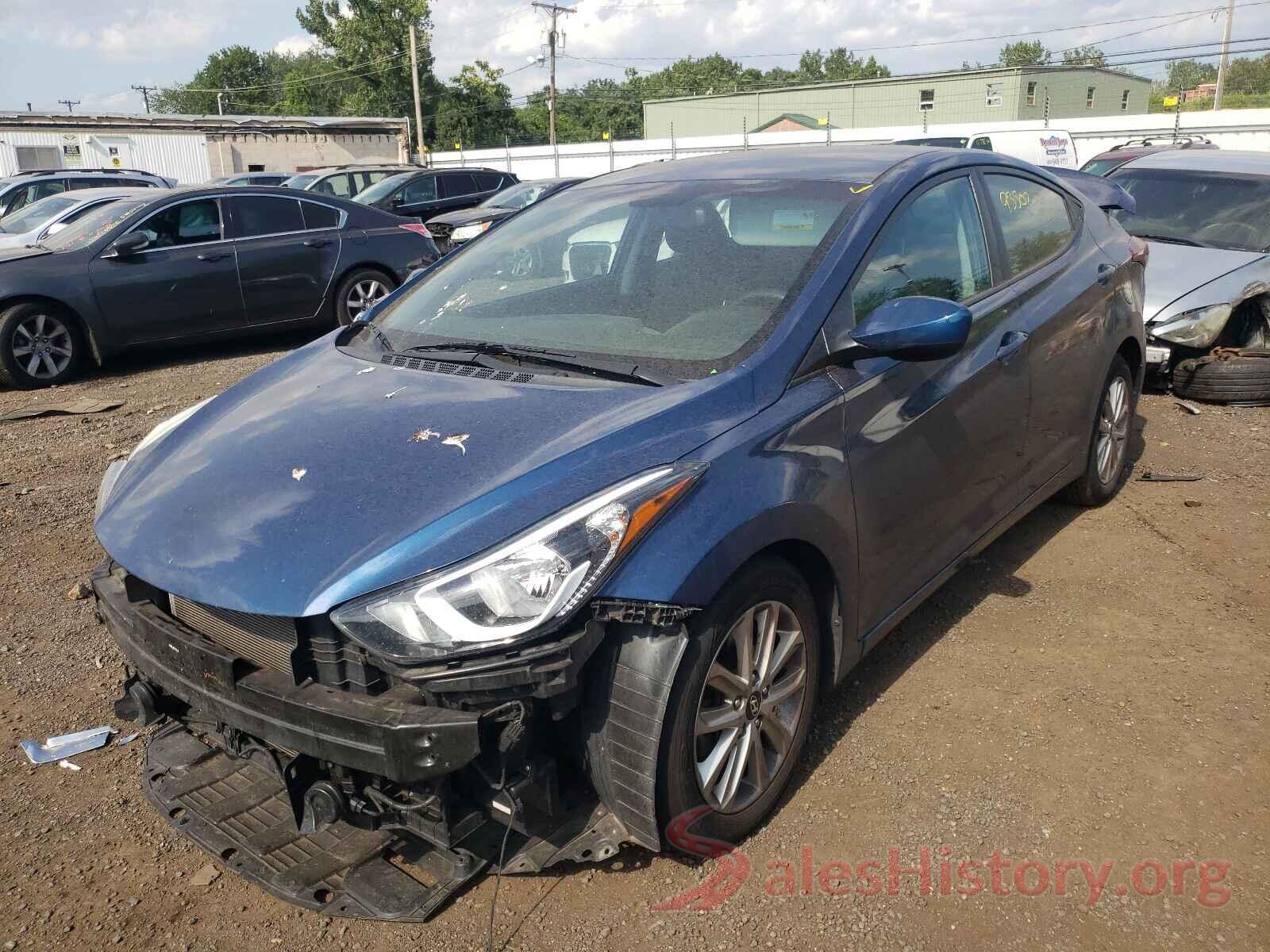 KMHDH4AEXGU586748 2016 HYUNDAI ELANTRA